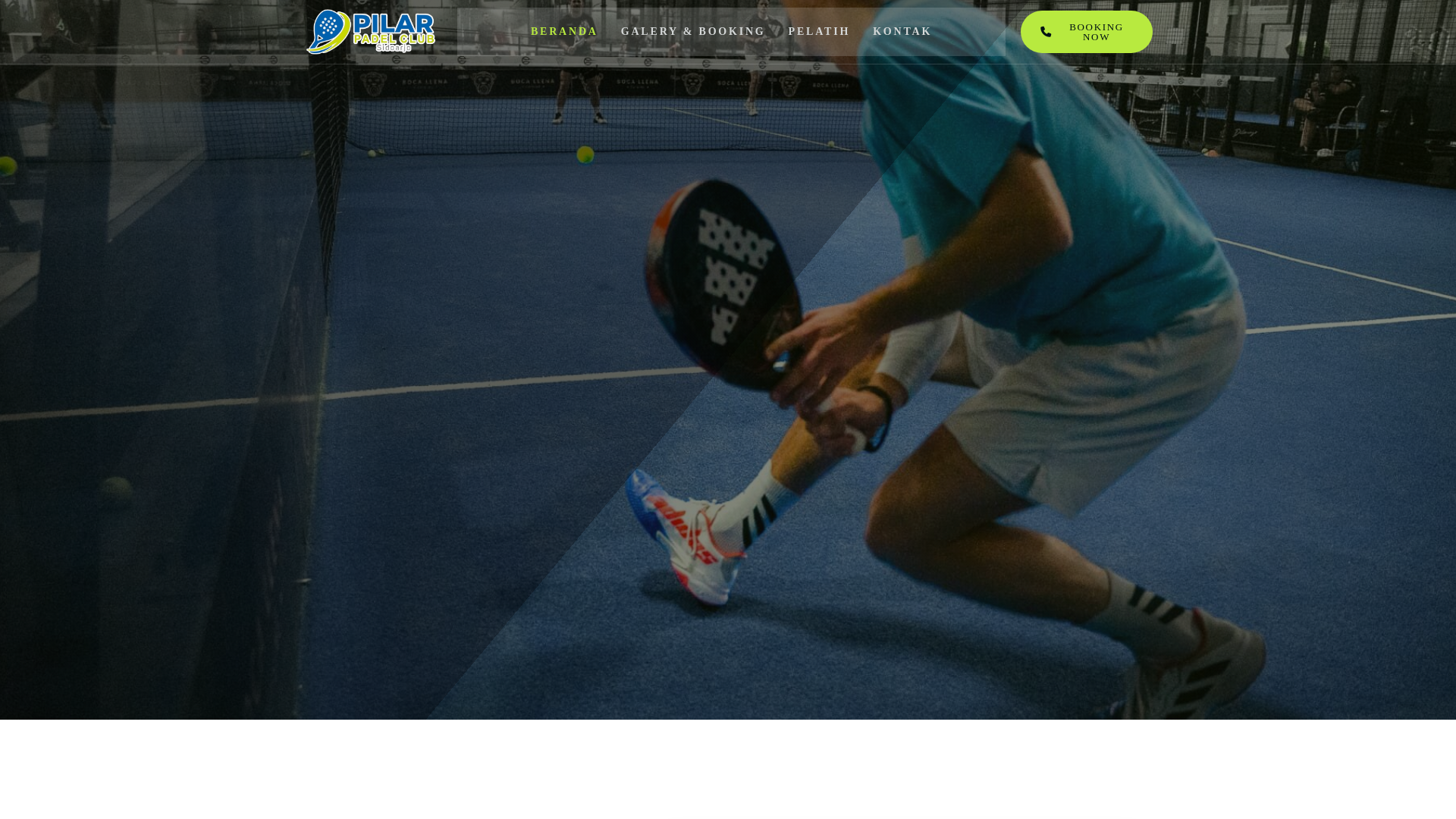 website screenshot of https://pilarsportcenter.com/