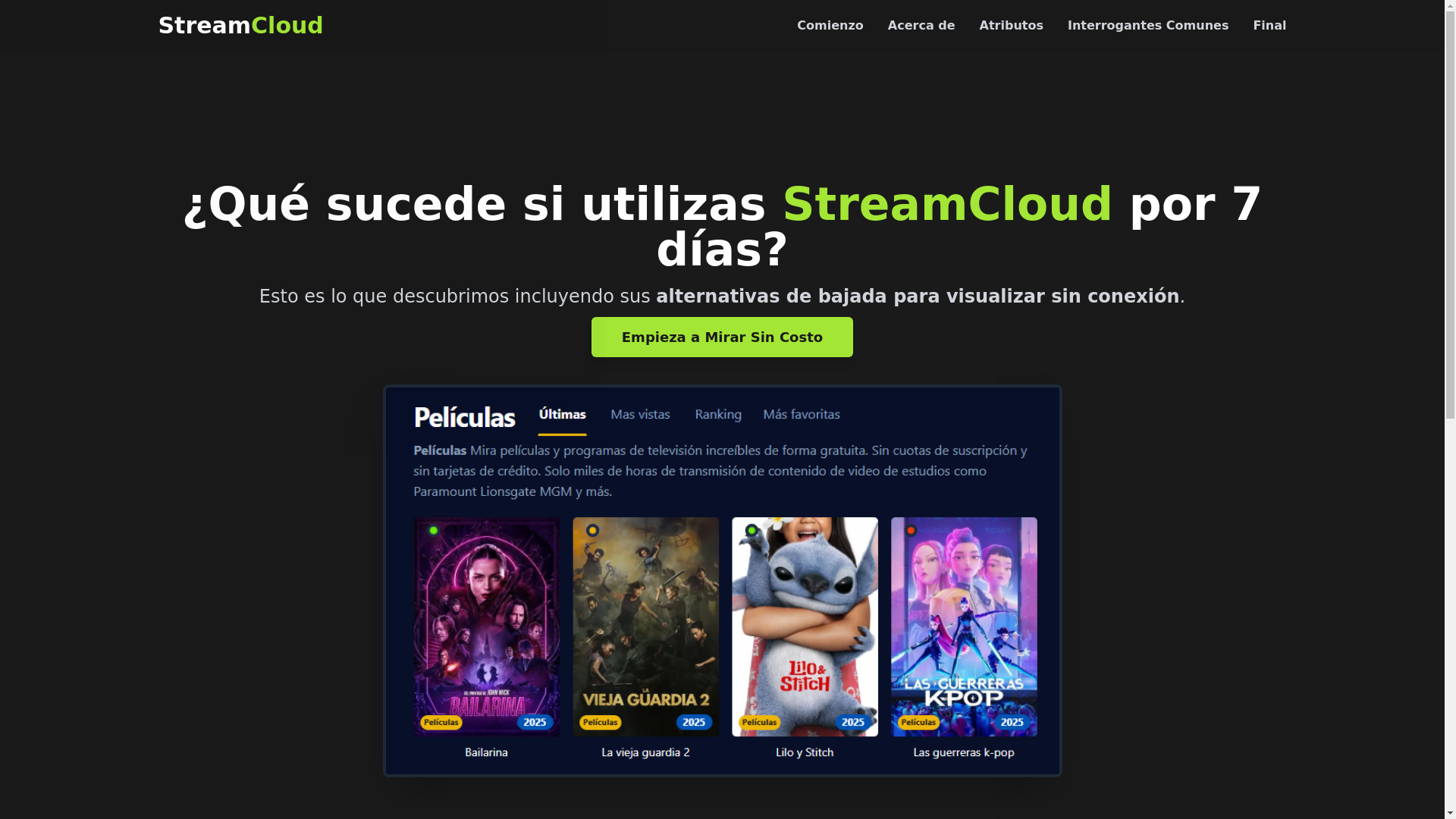website screenshot of https://streamcloud-s2wr.pages.dev/