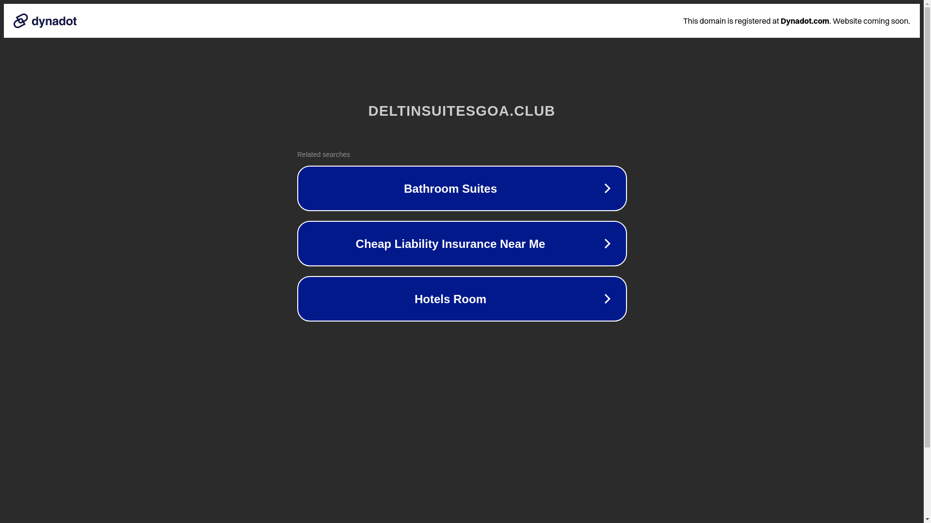 website screenshot of https://deltinsuitesgoa.club/