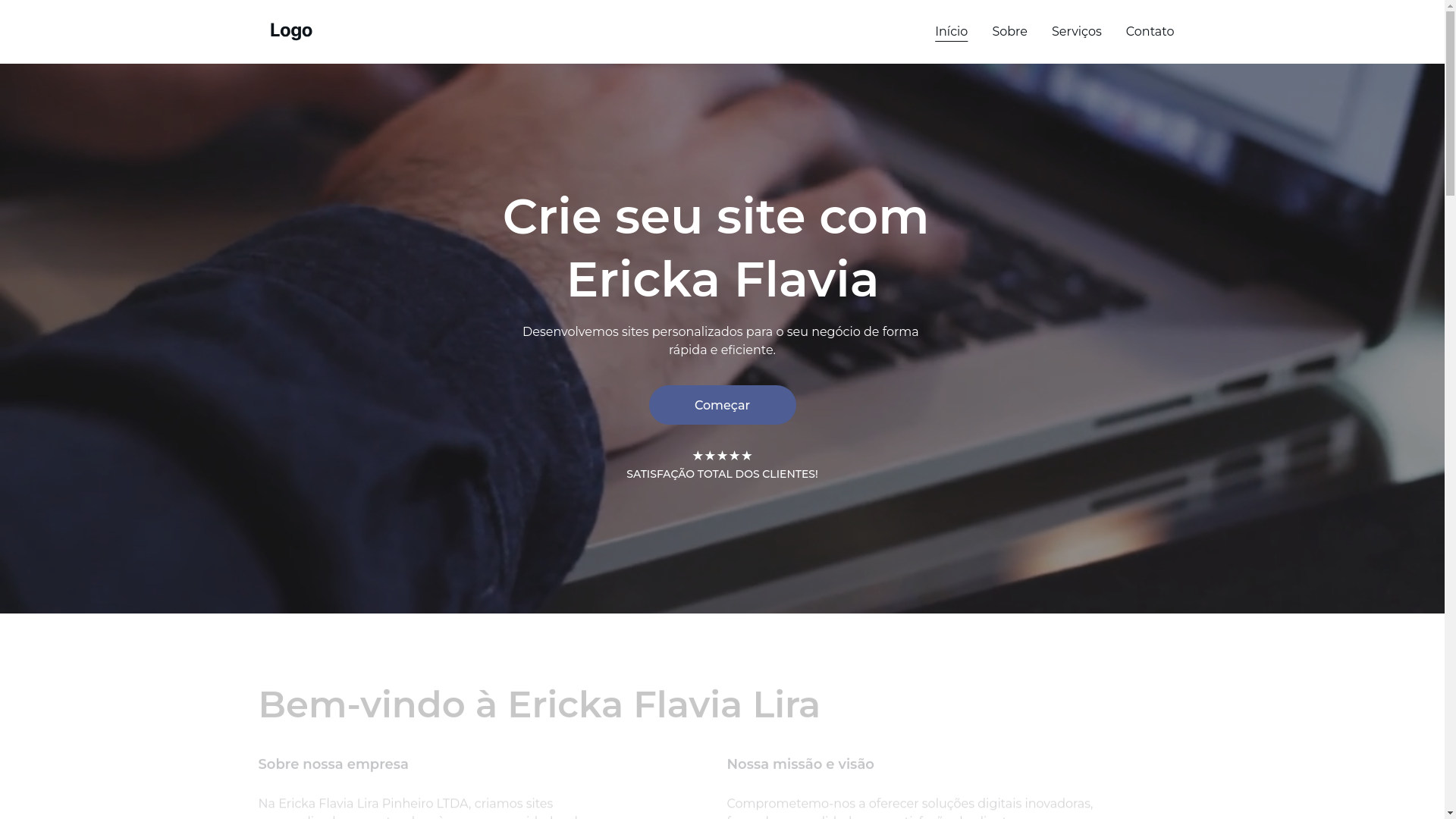 website screenshot of https://erickaltda.shop/