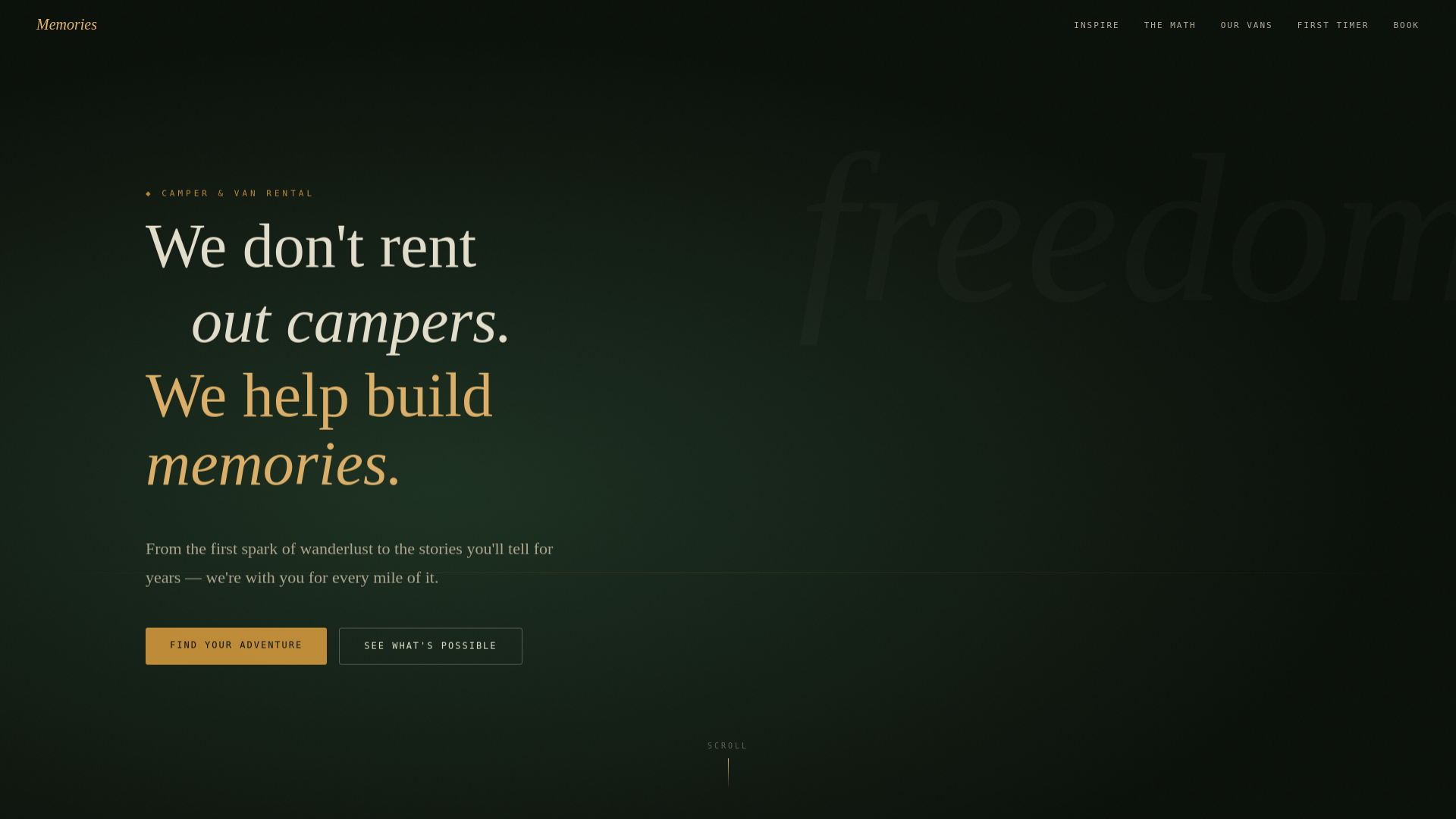 website screenshot of https://dream-van.pages.dev/
