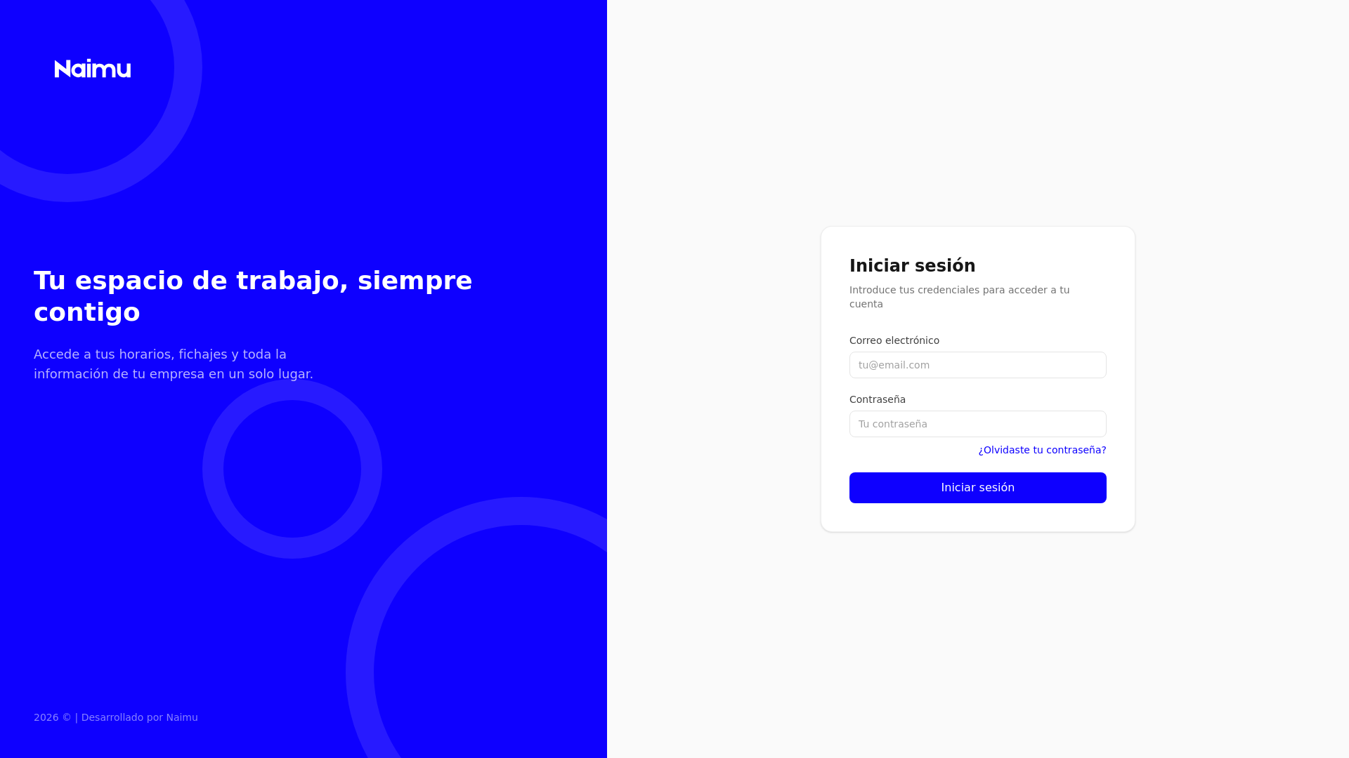 website screenshot of https://naimu.es/
