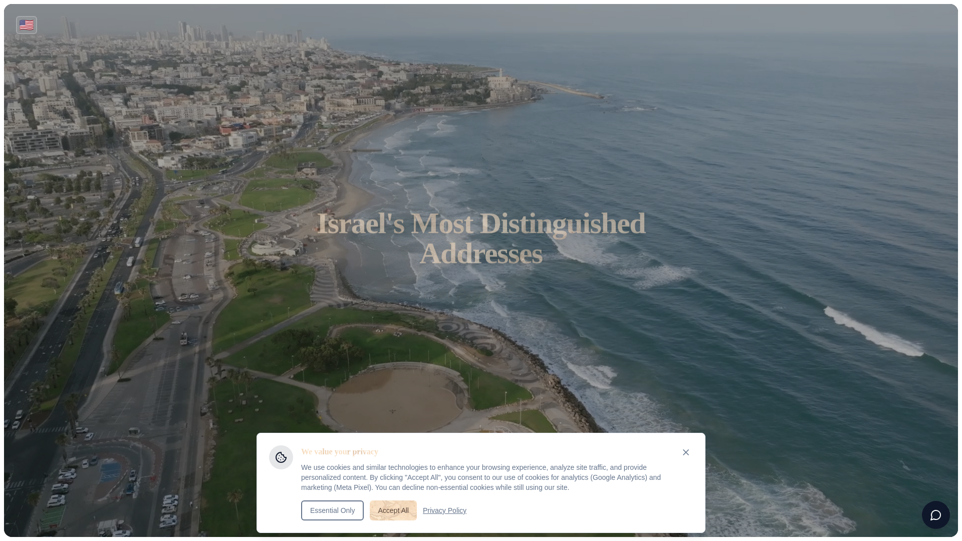 website screenshot of https://penthouseisrael.com/