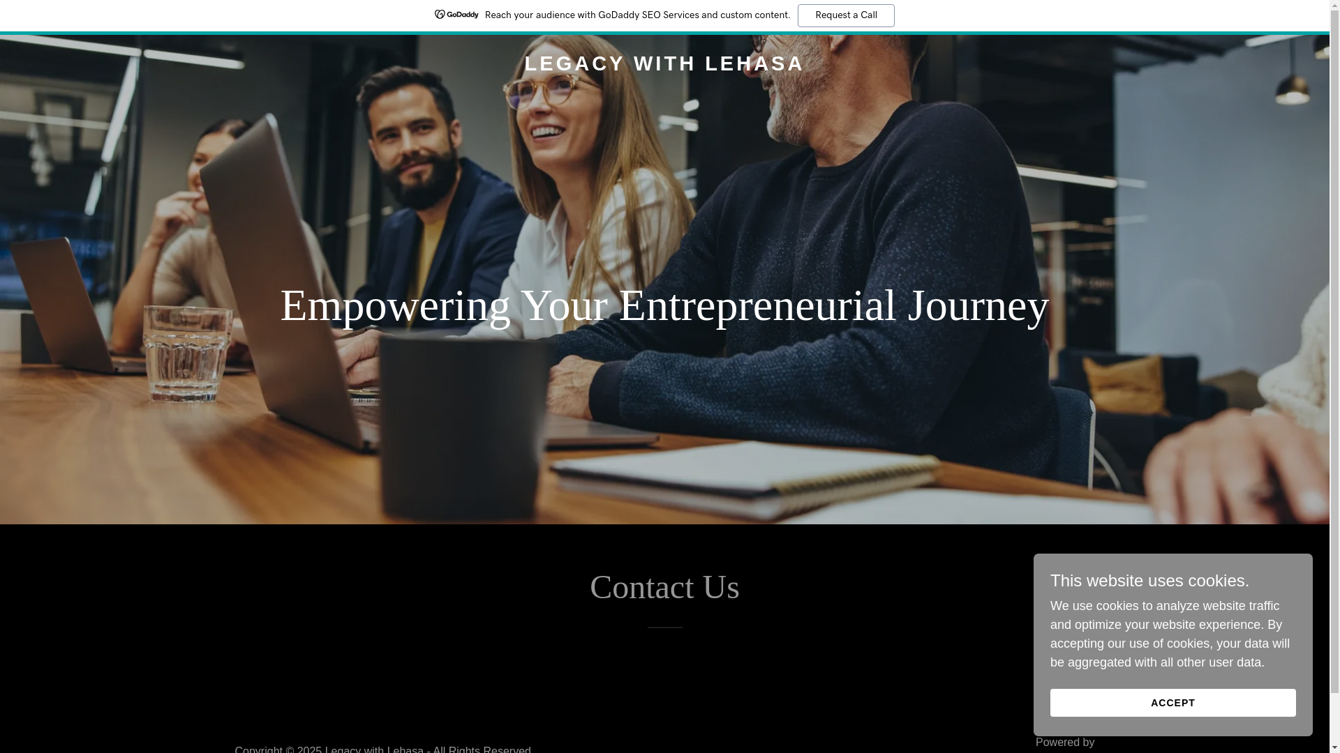 website screenshot of https://legacywithlehasa.com/