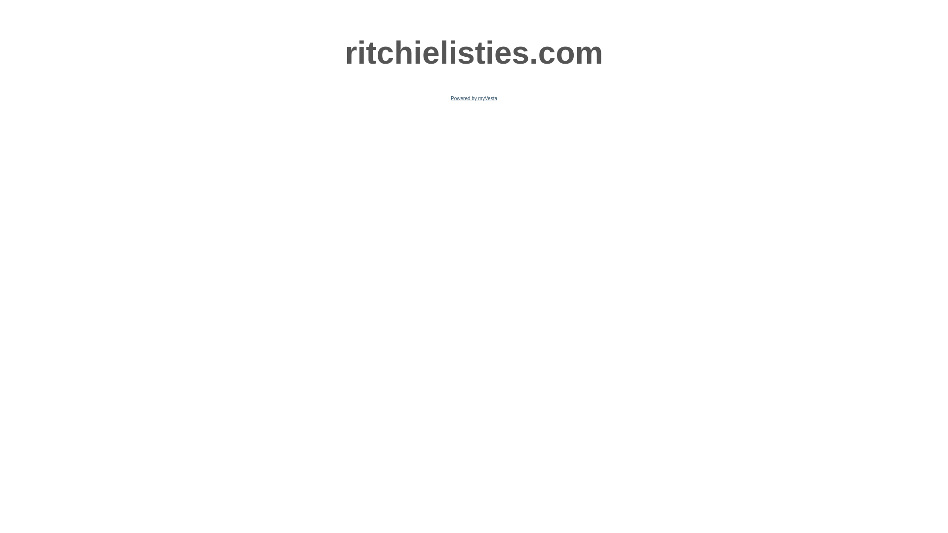 website screenshot of https://ritchielisties.com/