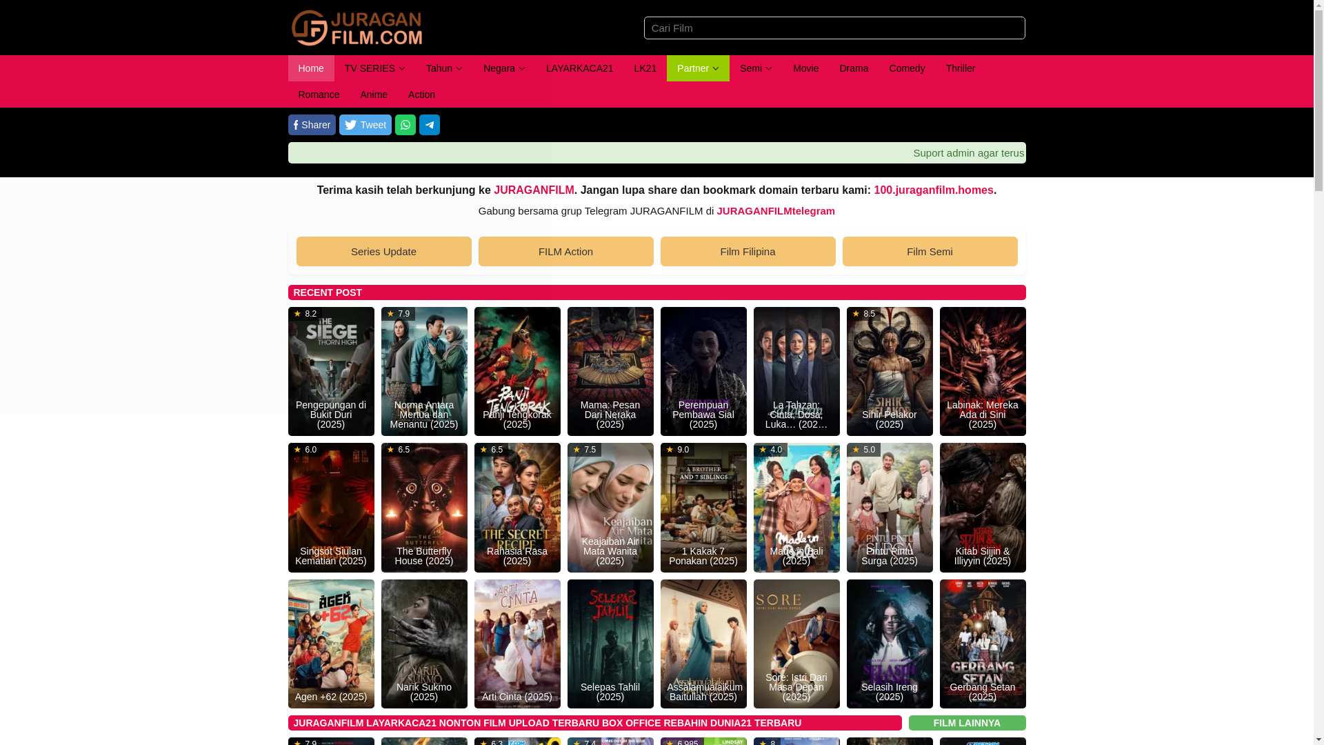 website screenshot of https://rebahin.onl/
