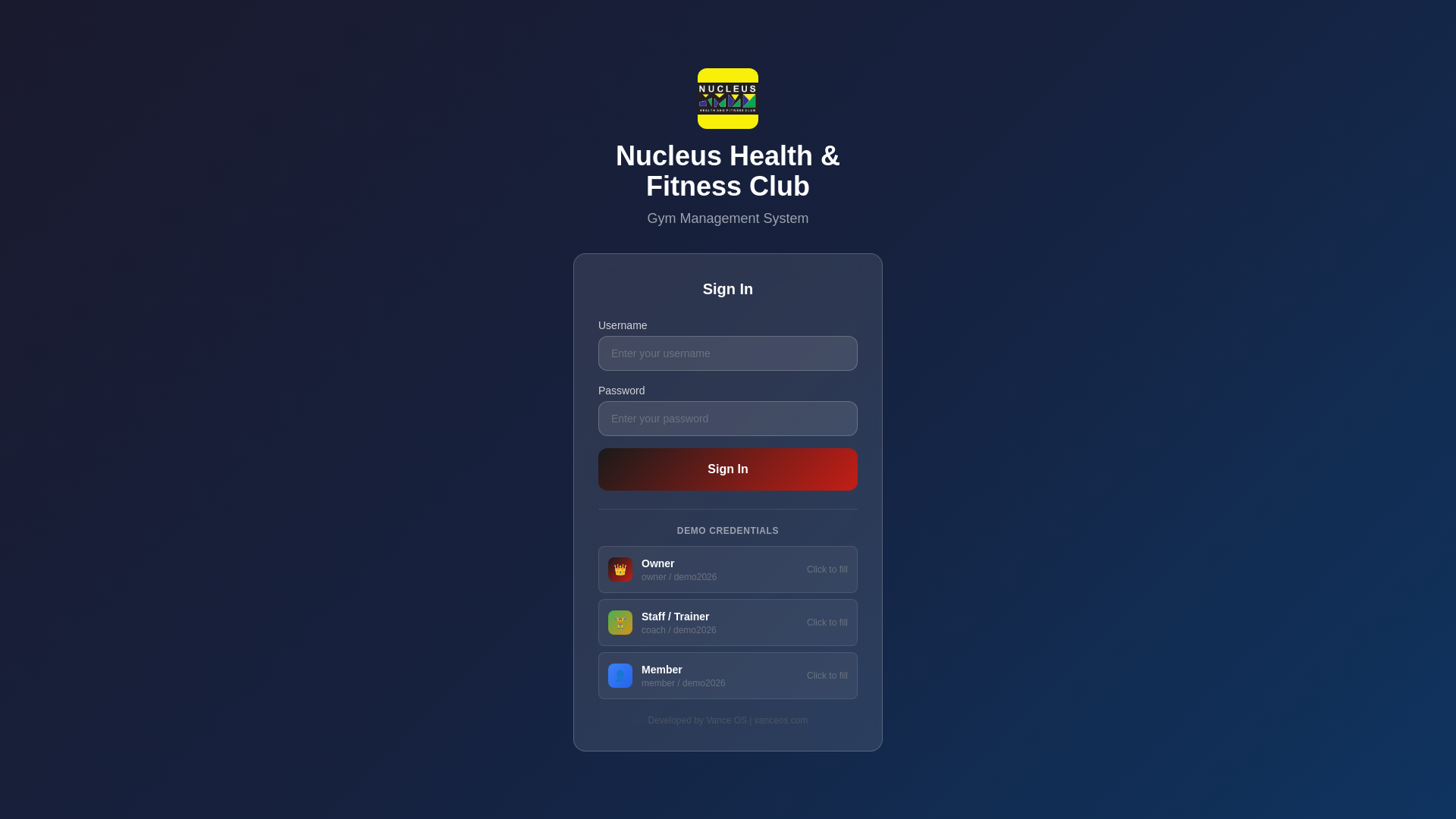 website screenshot of https://nucleus-health-fitness.pages.dev/