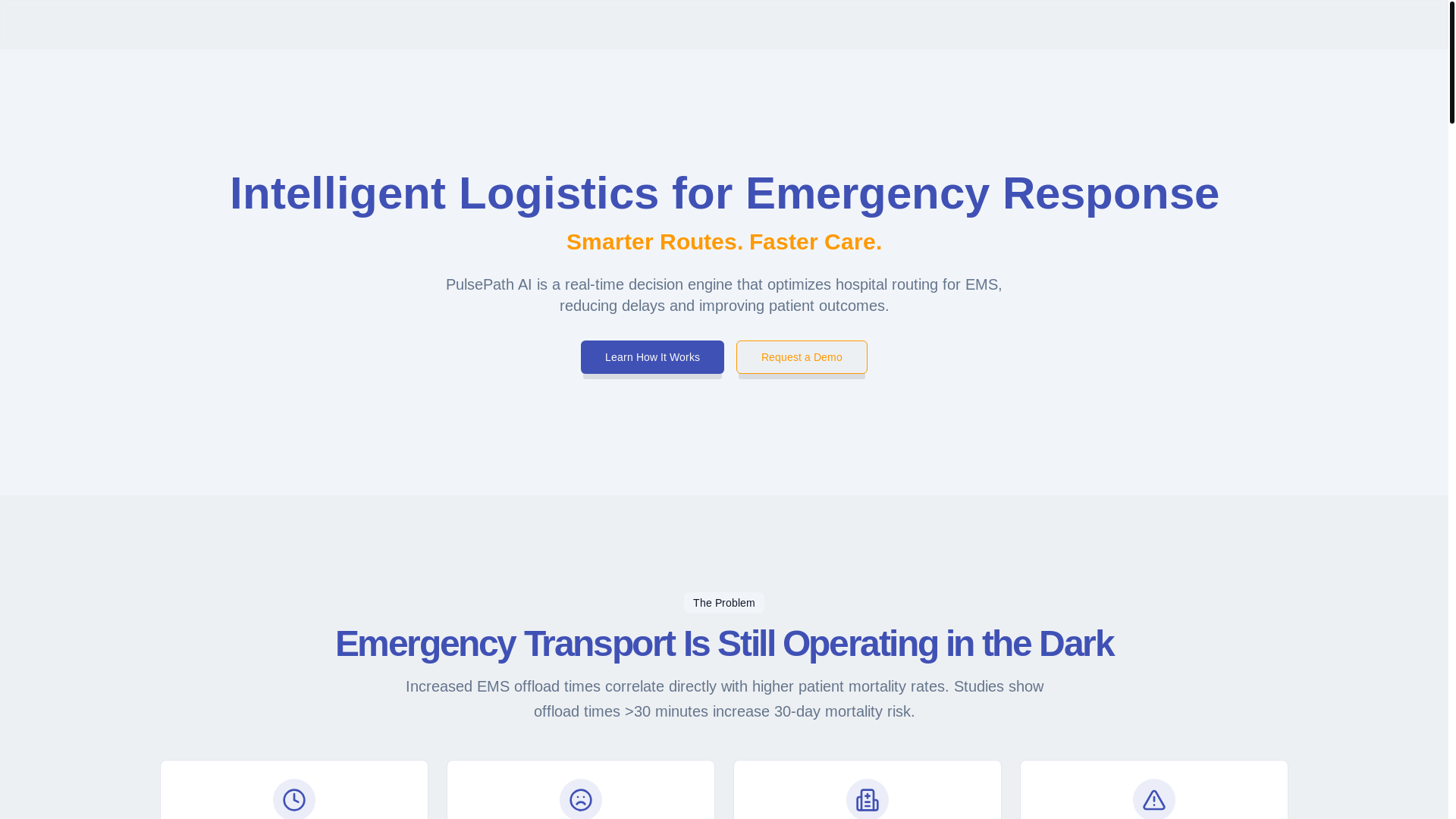 website screenshot of https://website-pulsepathai.pages.dev/
