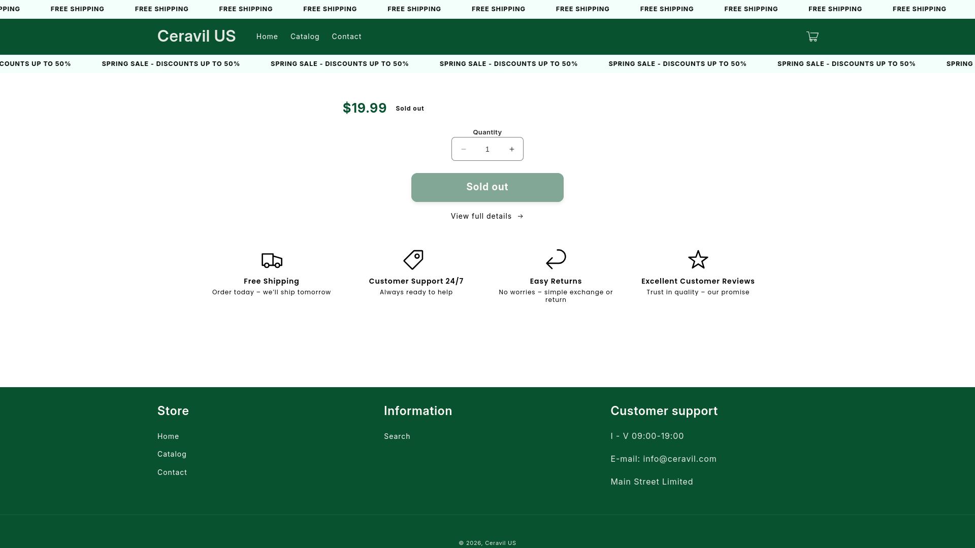website screenshot of https://ceravil.com/