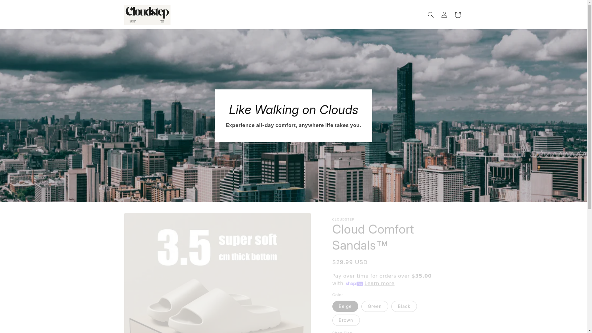 website screenshot of https://cloudstep.us/