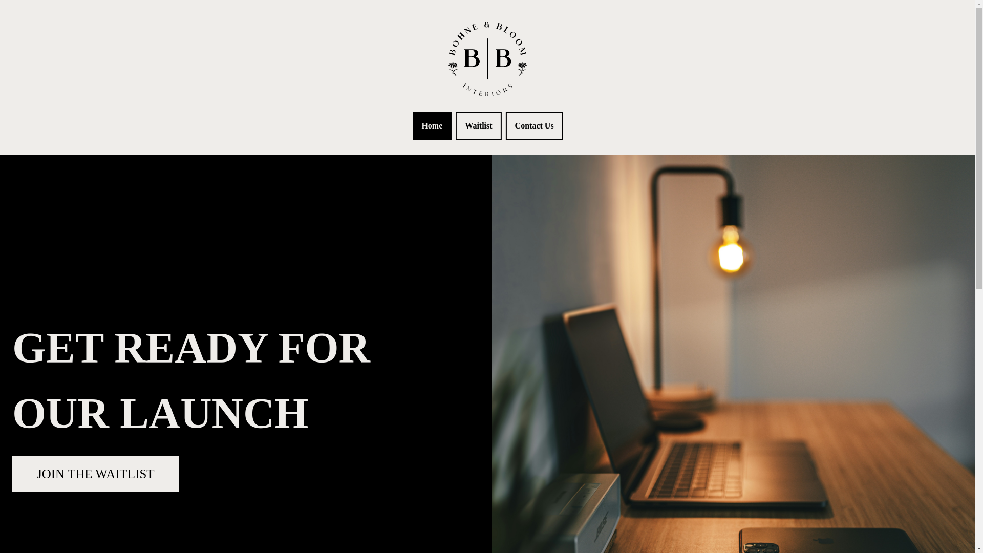 website screenshot of https://bohnebloomdesign.com/