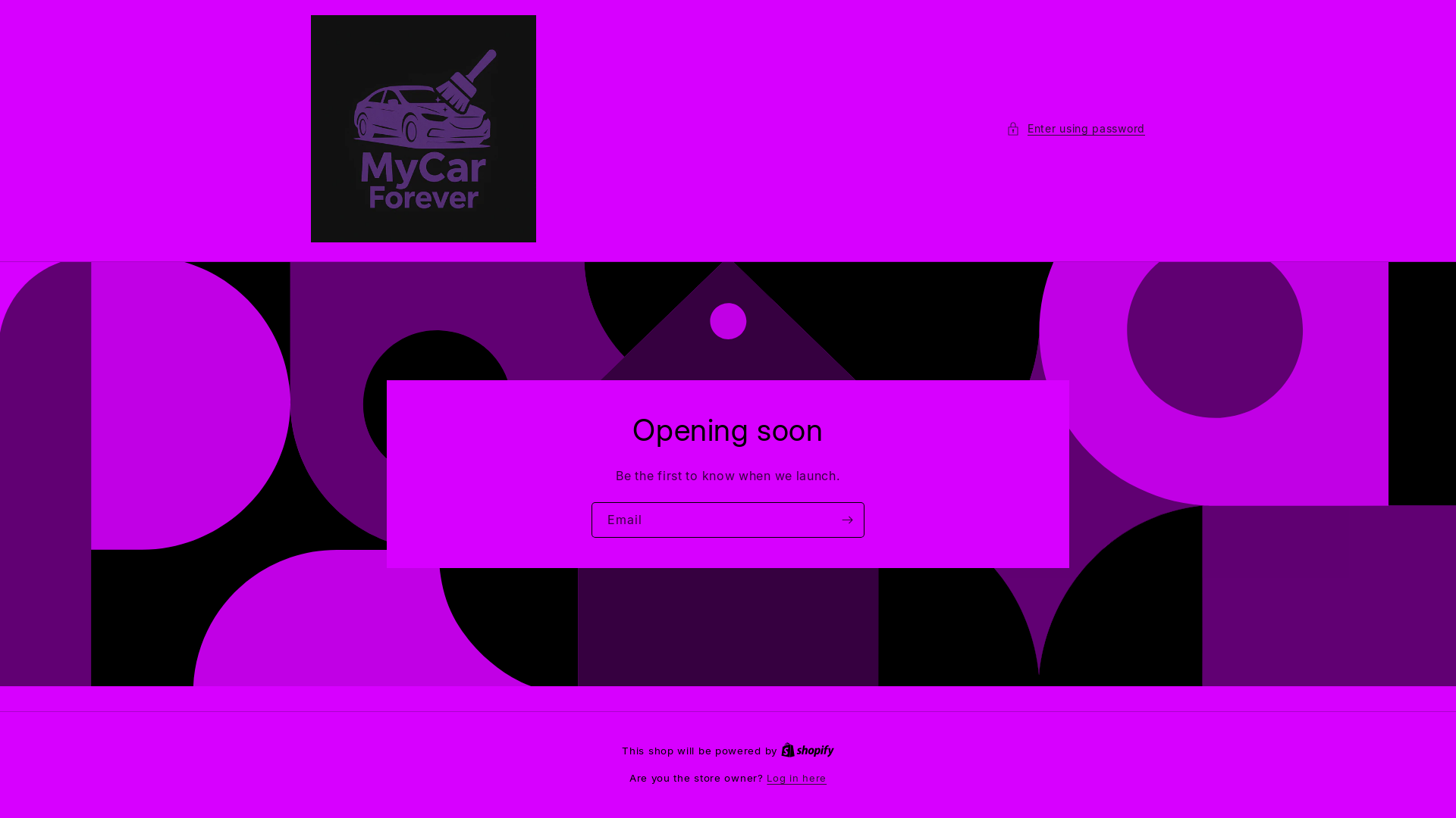 website screenshot of https://mycarforever.com/