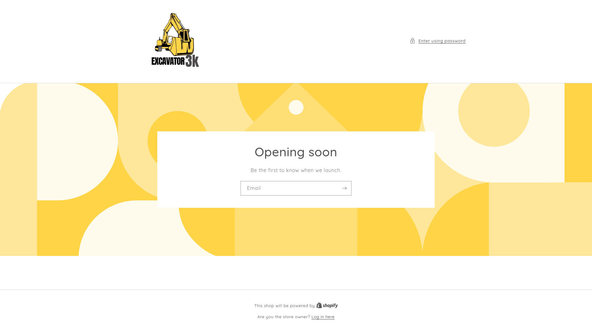 website screenshot of https://excavator3k.com/