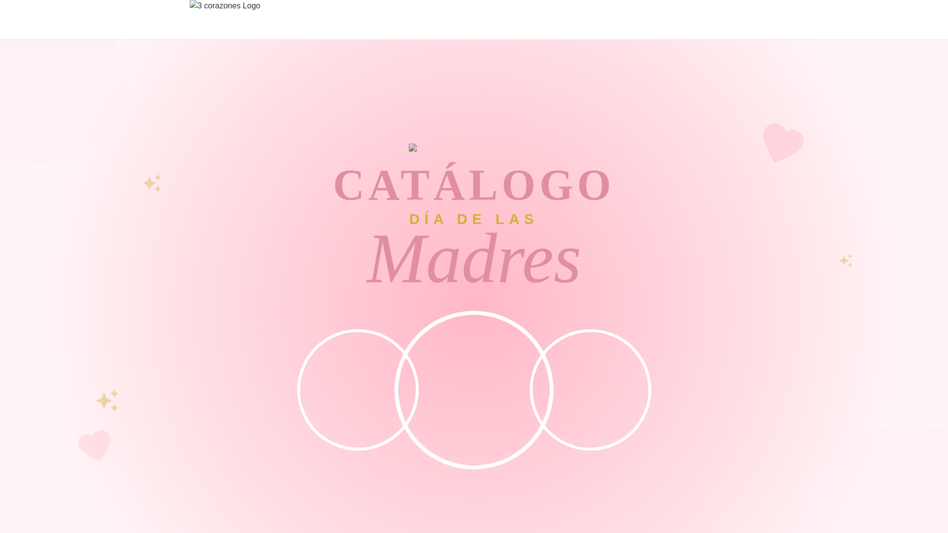 website screenshot of https://3corazones.pages.dev/