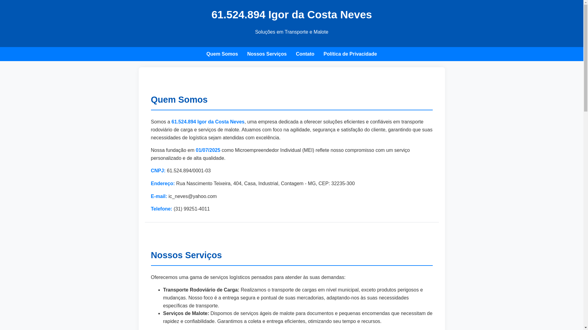 website screenshot of https://servicosatendimentosb.shop/