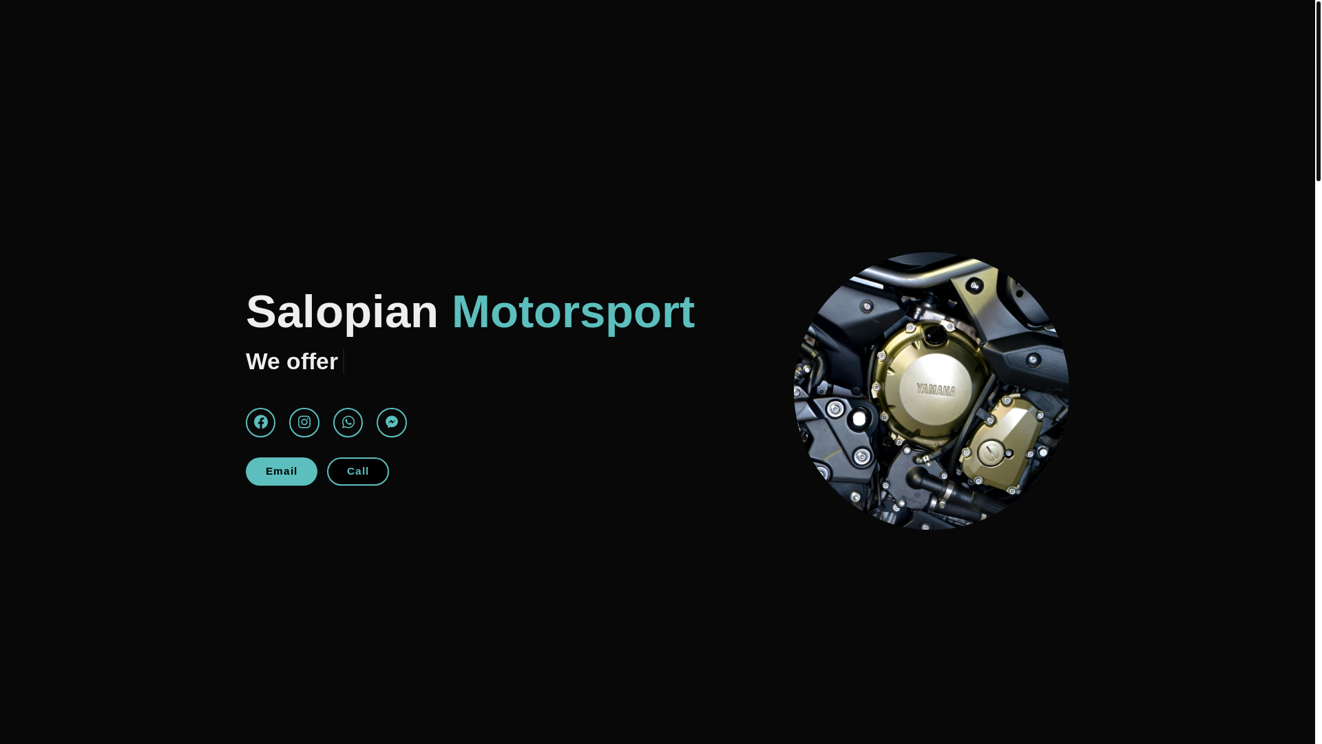 website screenshot of https://salopianmotorsport.co.uk/