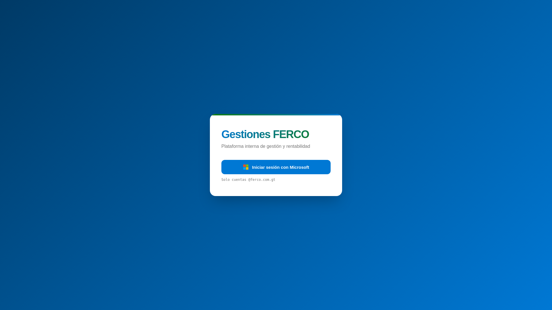 website screenshot of https://ferco-gestiones.pages.dev/