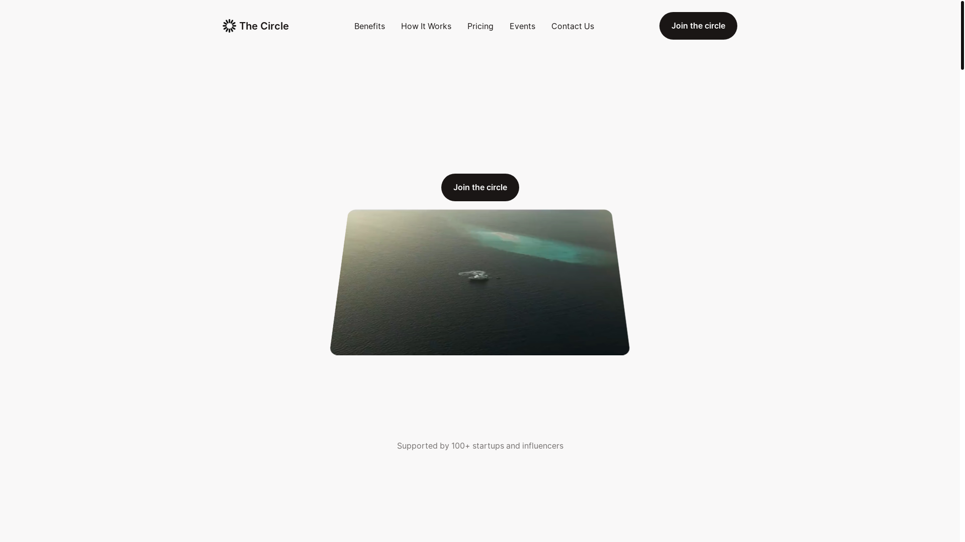 website screenshot of https://thecircleprivateclub.fr/