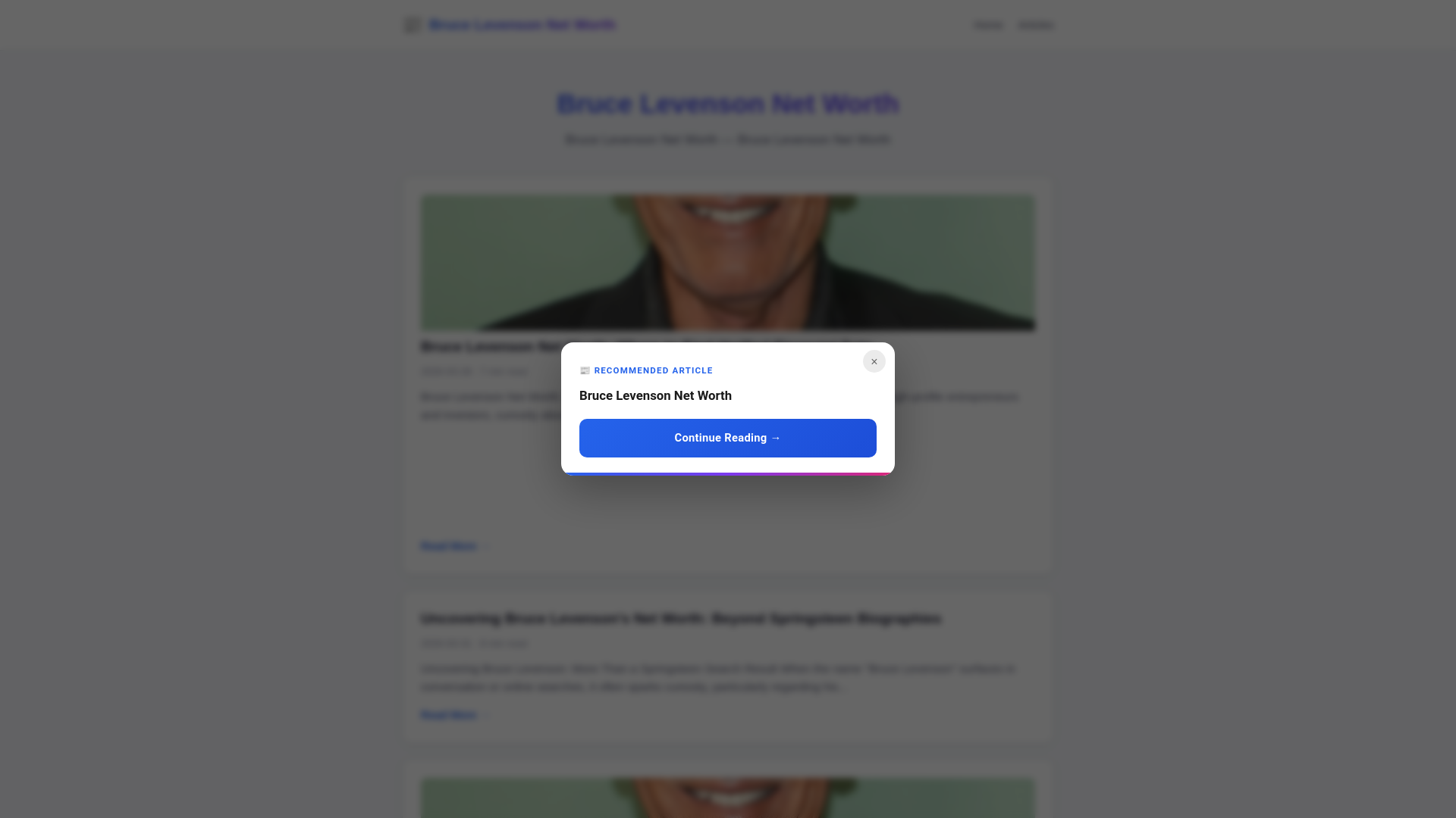 website screenshot of https://bruce-levenson-net-worth.pages.dev/