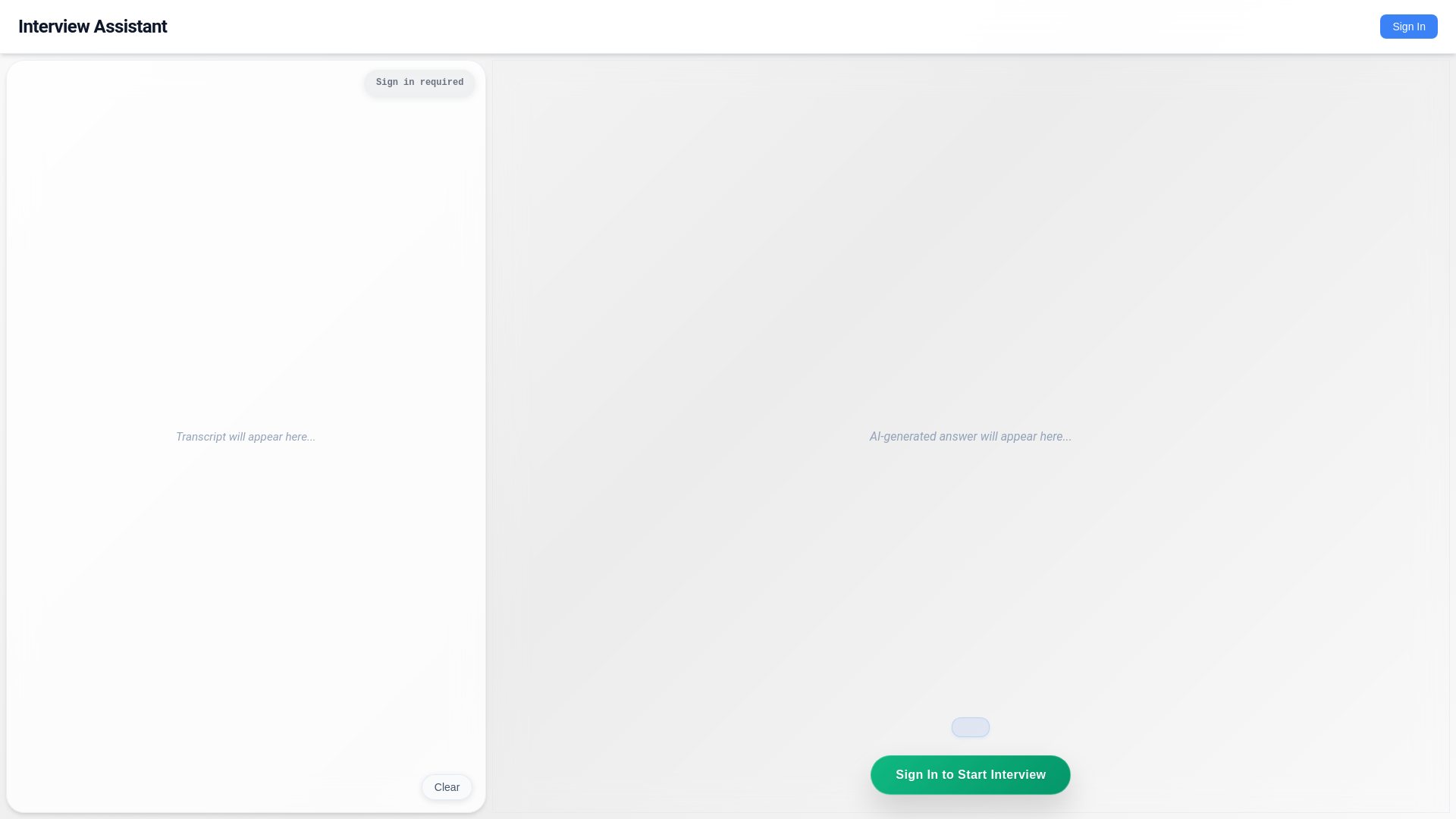 website screenshot of https://interview-bingo.pages.dev/