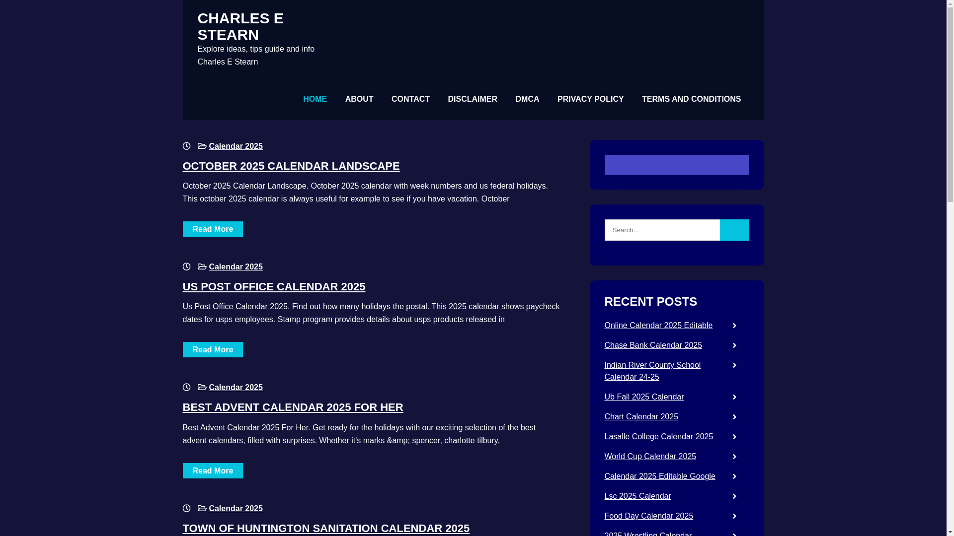 website screenshot of https://charlesestearne.pages.dev/