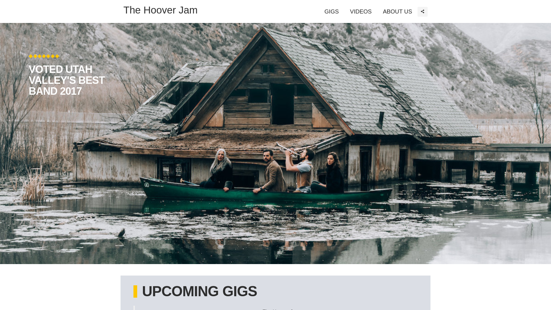 website screenshot of https://thehooverjam-com.pages.dev/