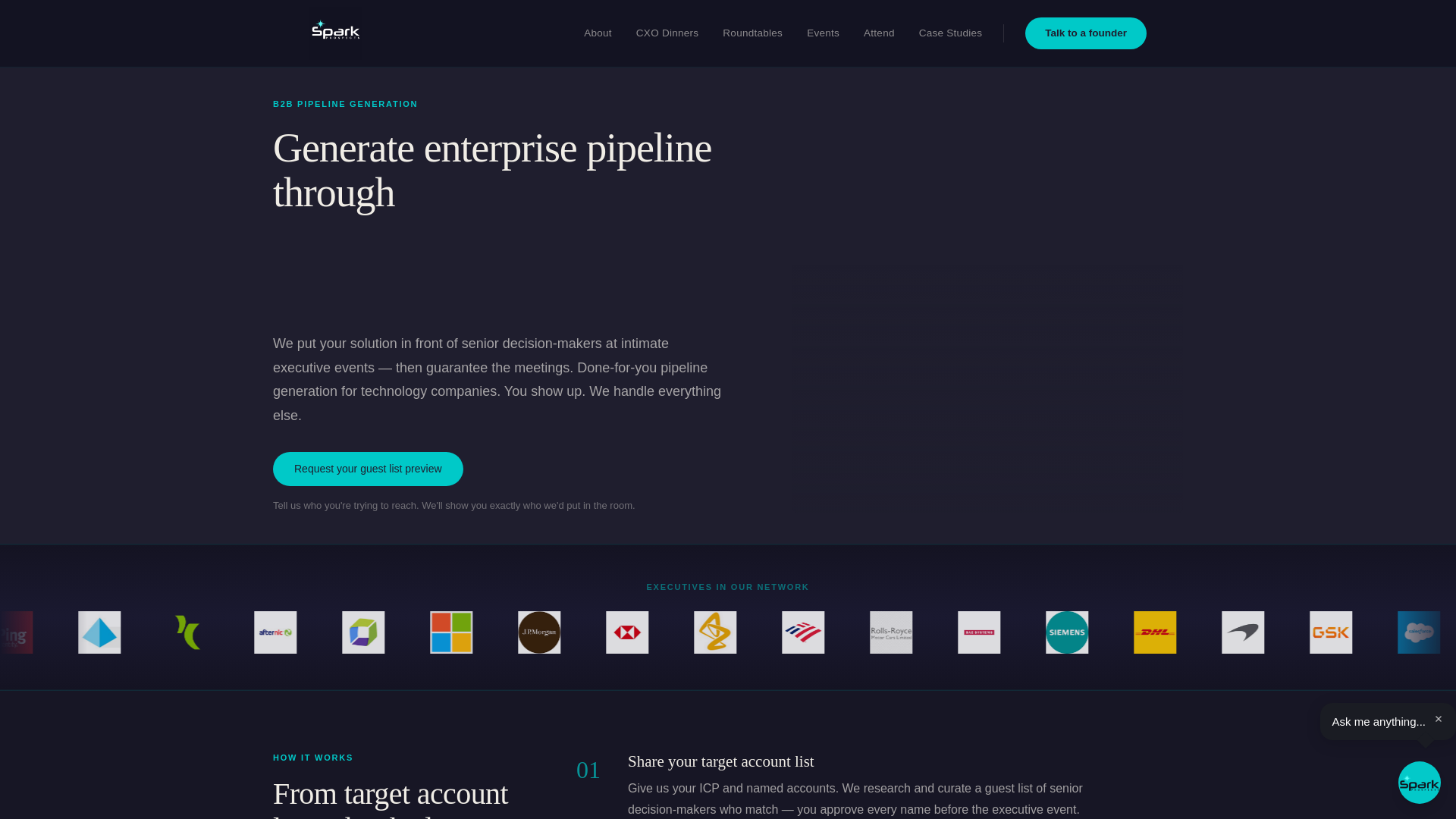 website screenshot of https://sparkprospectszone.com/