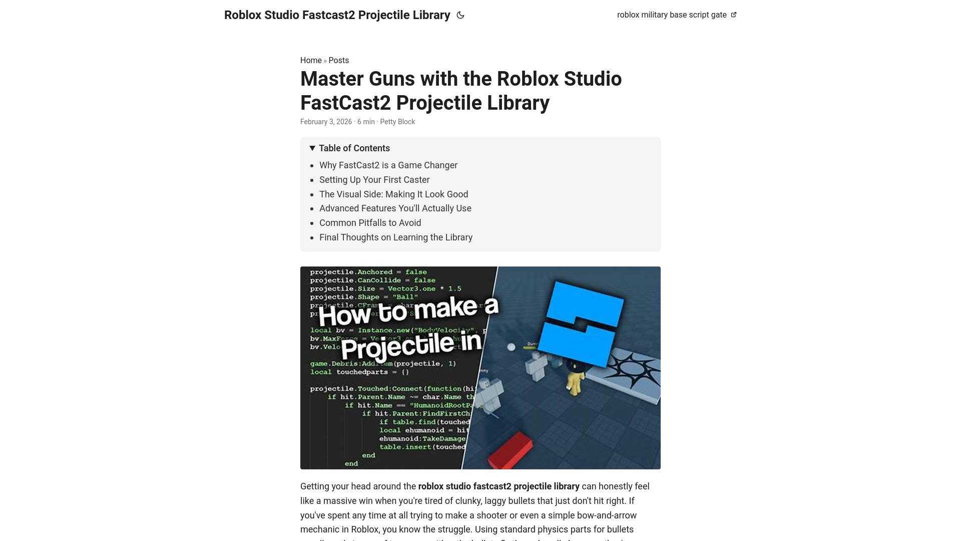 website screenshot of https://robloxstudiofastcast2projectilelibrary.pages.dev/