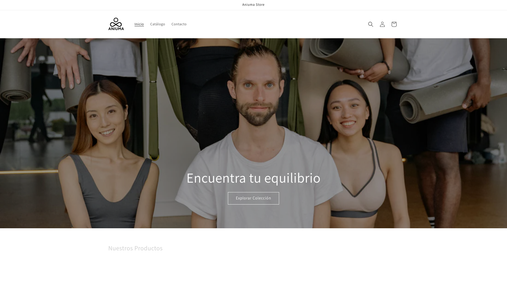 website screenshot of https://aniuma.store/