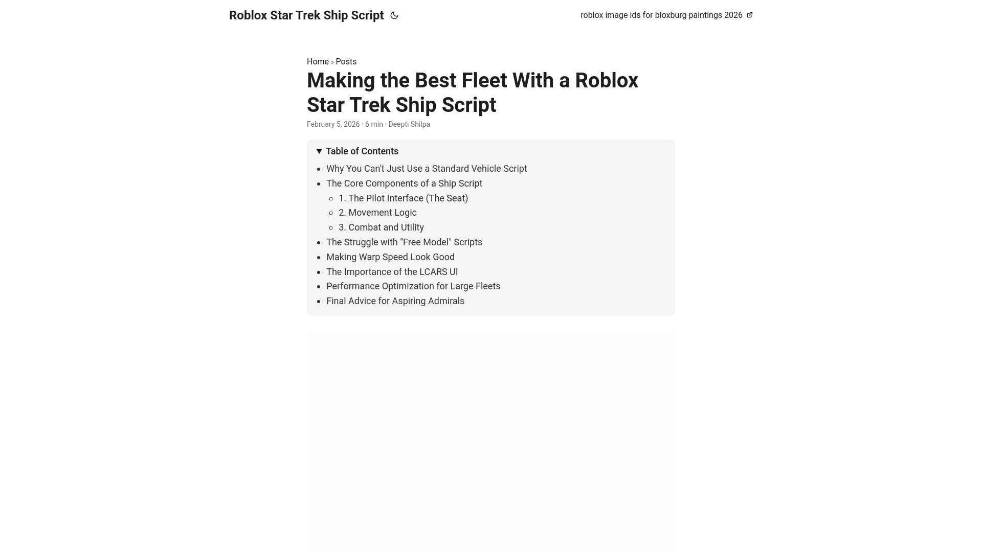 website screenshot of https://robloxstartrekshipscript.pages.dev/