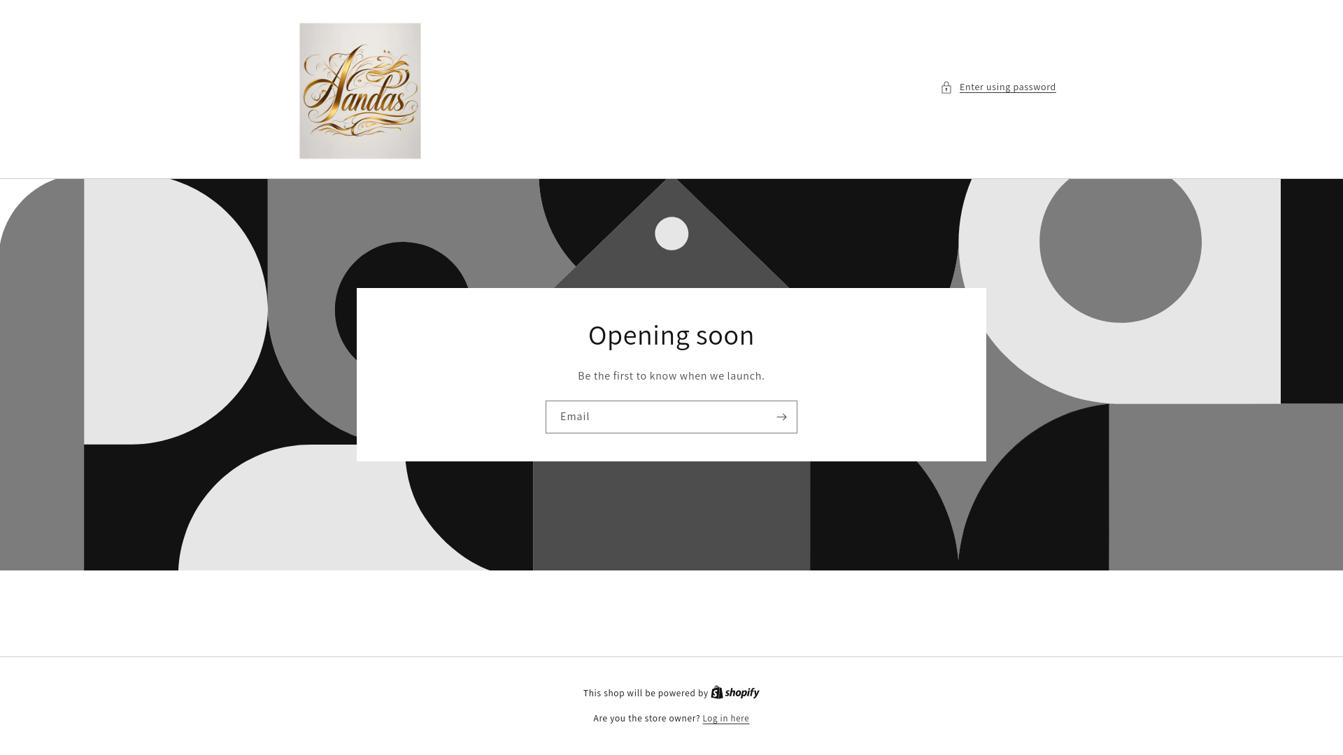 website screenshot of https://aandas.co/