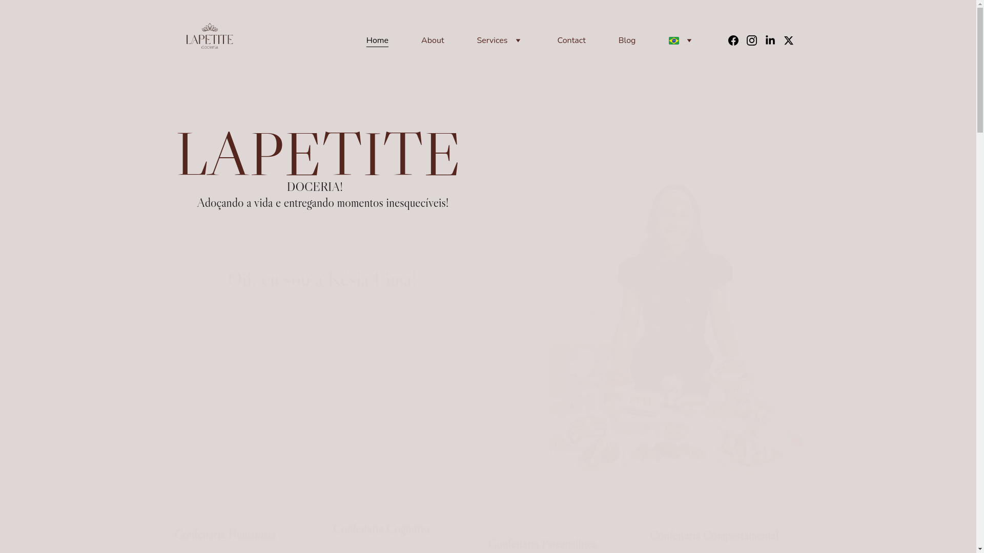 website screenshot of https://lapetitedoceria.com/