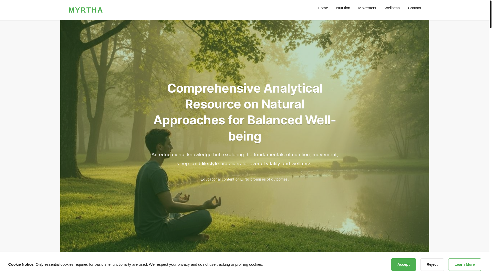 website screenshot of https://myrthate.info/