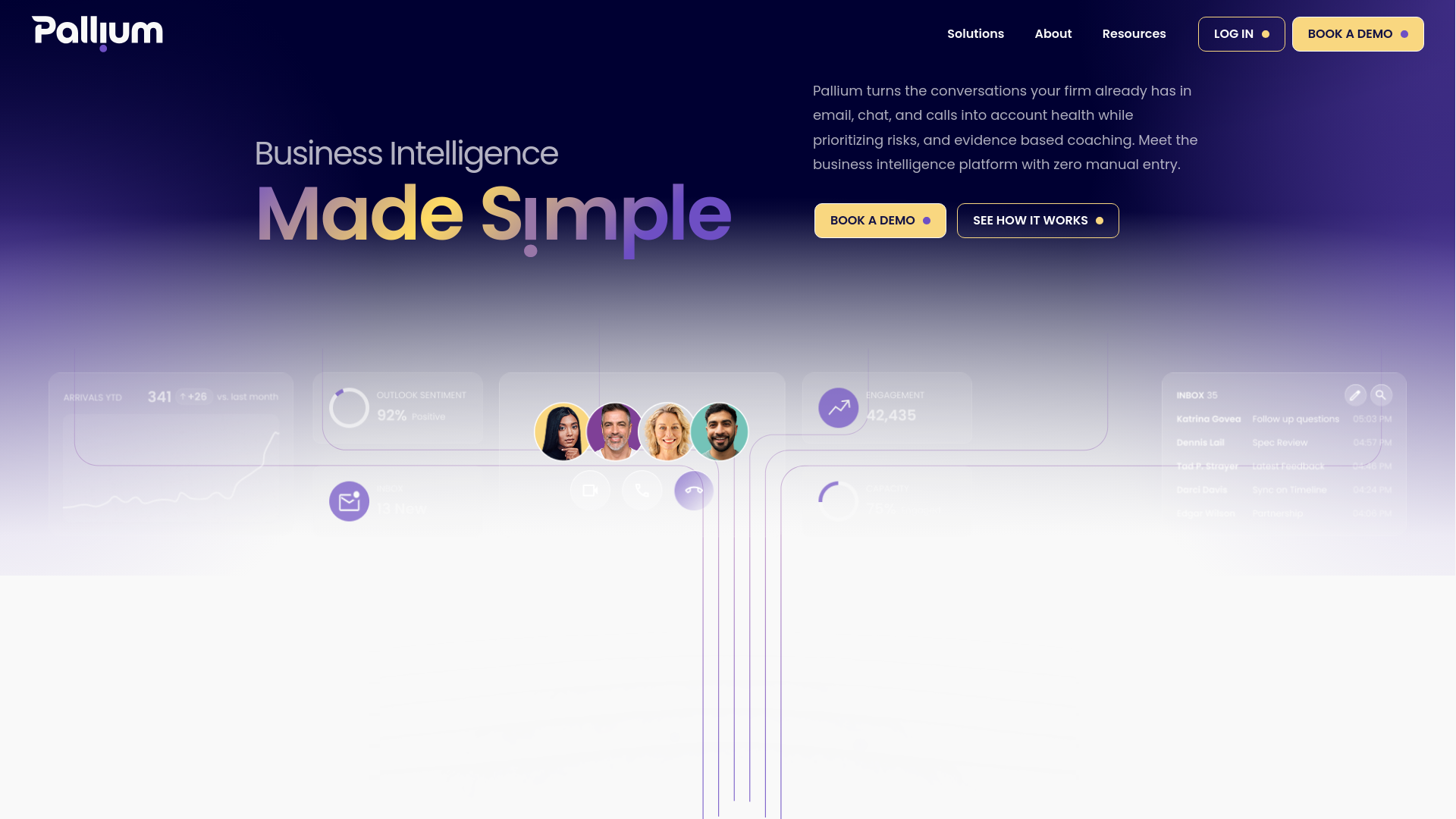 website screenshot of https://palliumaibridge.com/