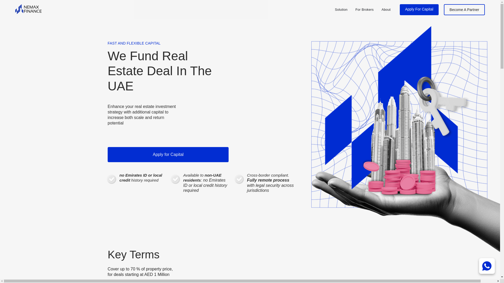 website screenshot of https://nemax-financee.com/