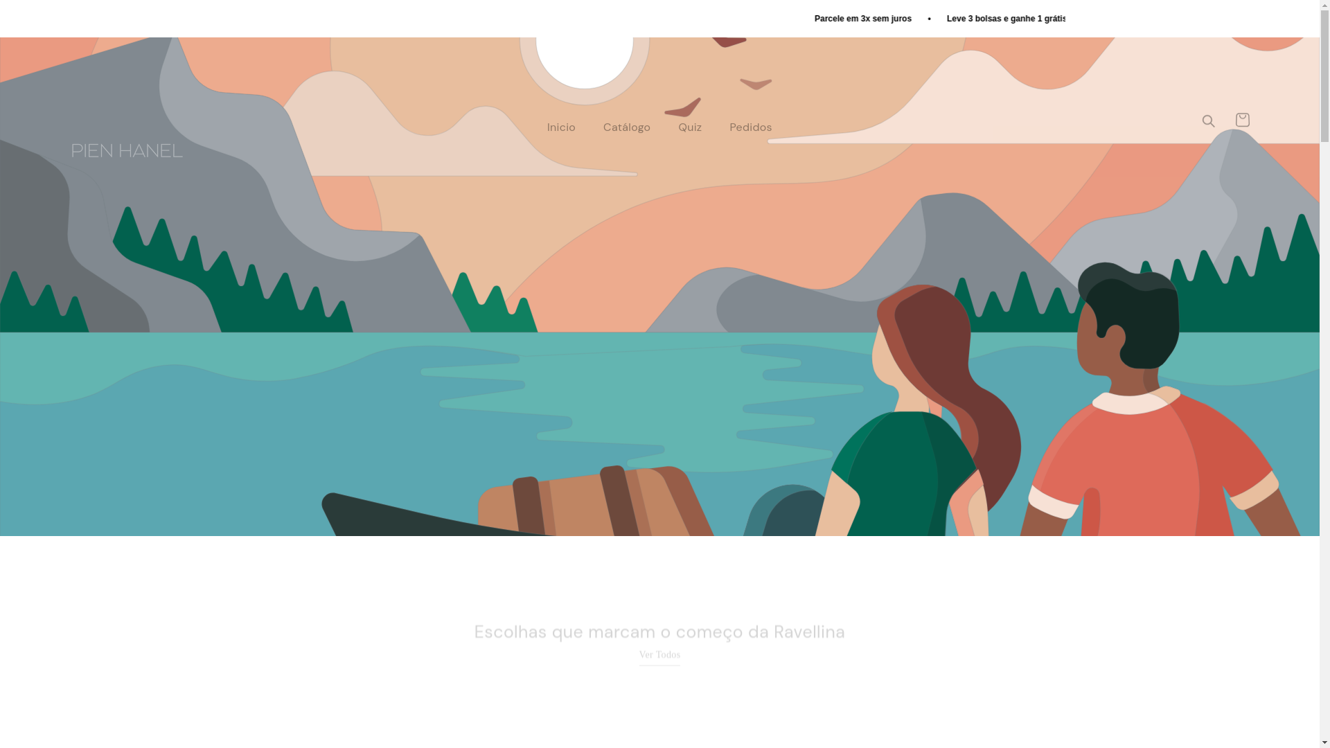 website screenshot of https://ravellina.com.br/