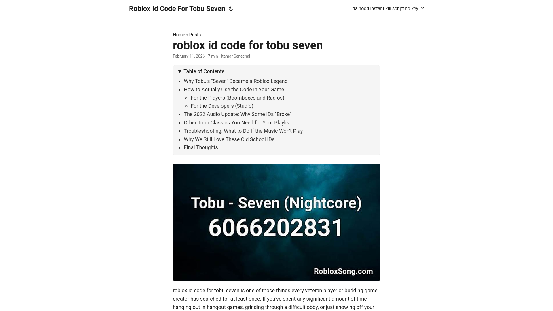 website screenshot of https://robloxidcodefortobuseven.pages.dev/