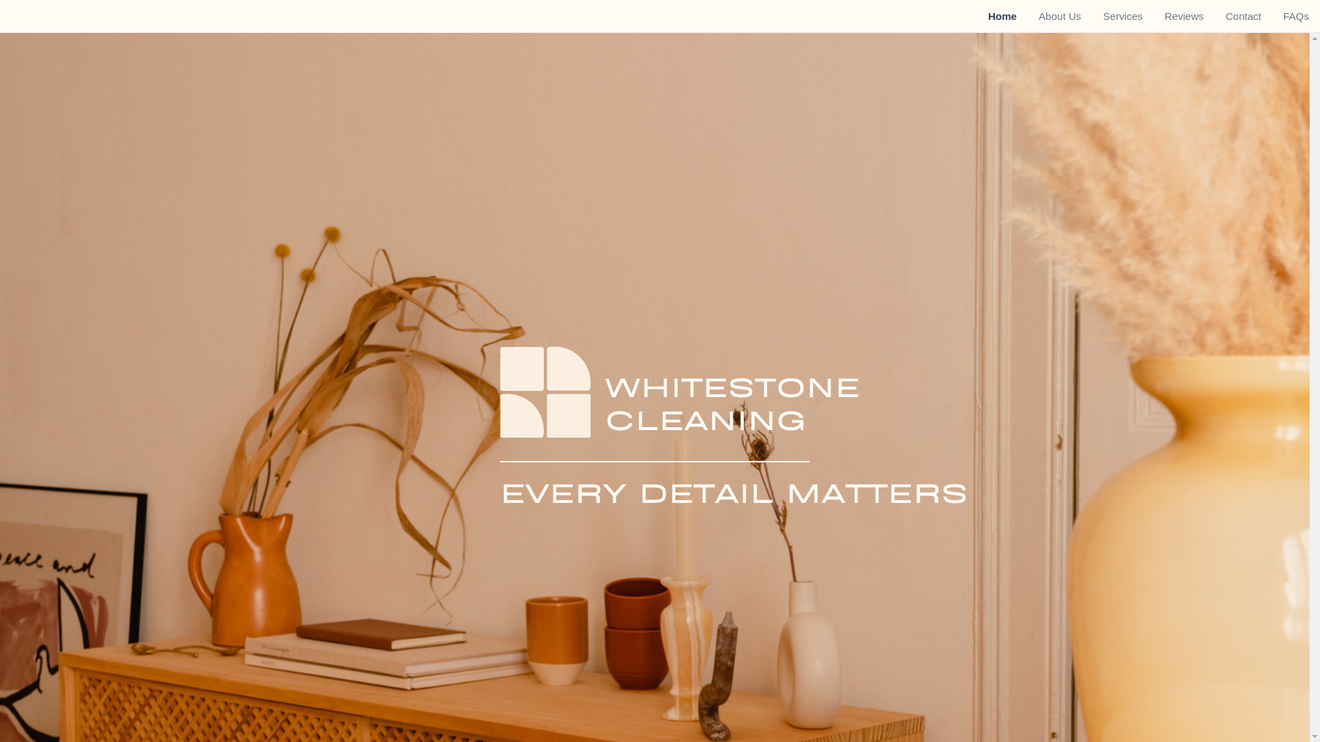 website screenshot of https://whitestonecleaning.ca/