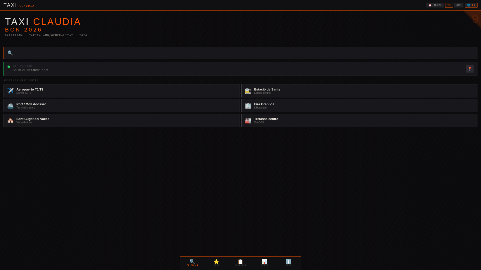 website screenshot of https://taxiclaudia.pages.dev/