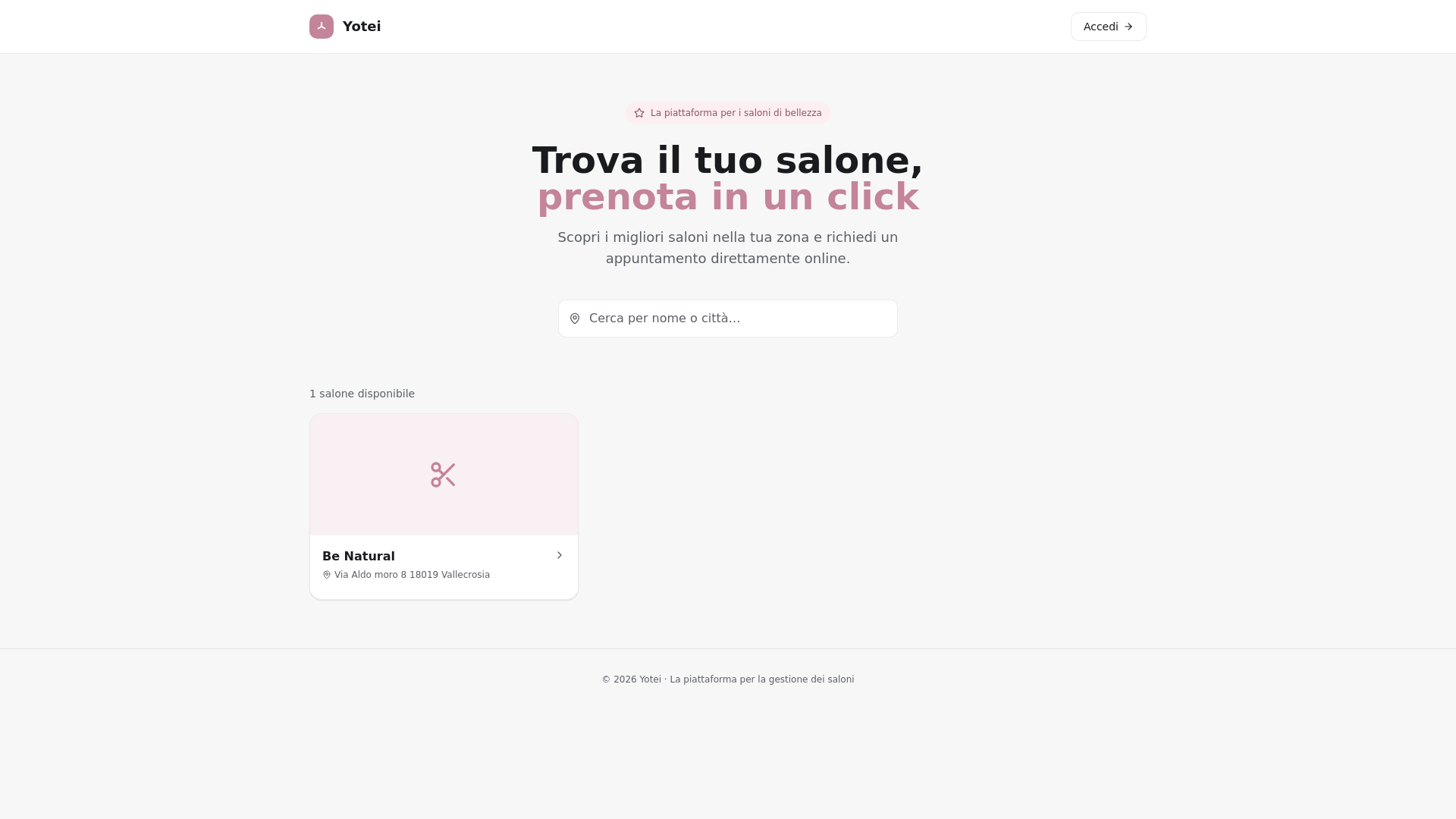 website screenshot of https://yotei-dashboard.com/