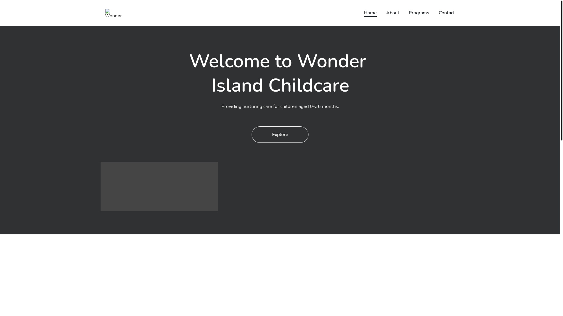 website screenshot of https://wonderisland.ca/