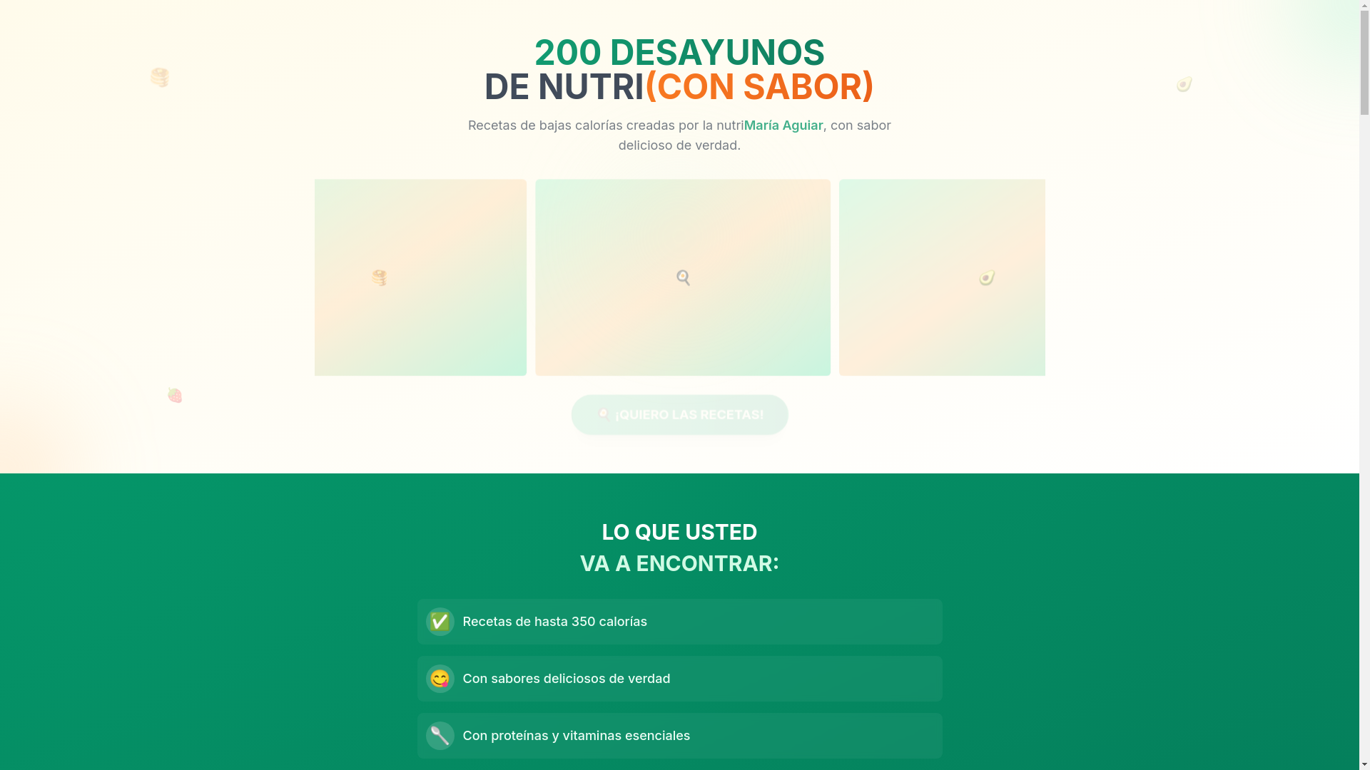 website screenshot of https://larecetadeldia.club/