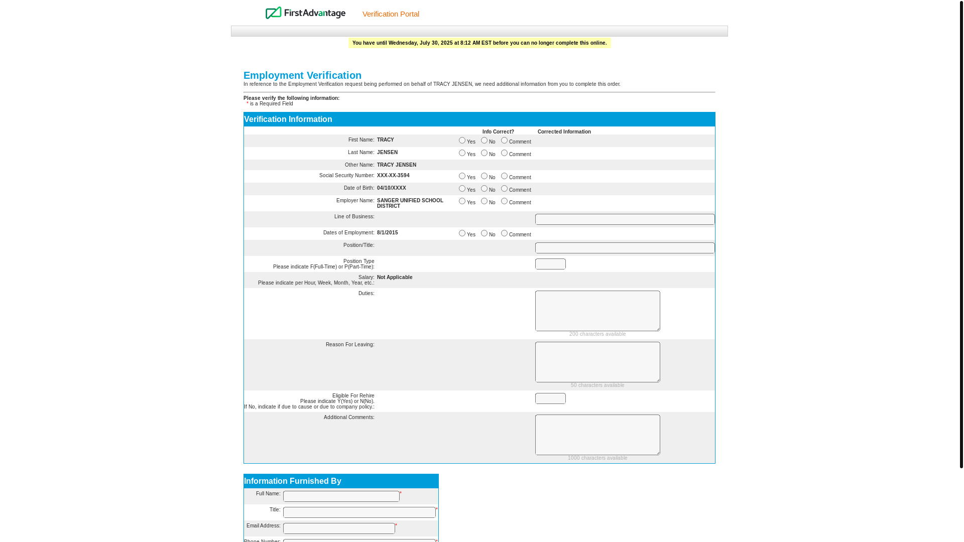 website screenshot of https://linkprotect.cudasvc.com/url?a=https%3a%2f%2fverificationportal.fadv.com%2fVerification%2fRoot%2fAuthenticateByLink%2fQ0NyUmZlV3drYTFSWU1HSkJyQzZHUT09%2fTDQjeDZyRW1yaE9nTA%3d%3d&c=E,1,wsmOwl5FdrNRFtucfg-OBkZxriiXV45V0r6DHPdQvAu1zMk6PRfpv1SA9SGZ_PI0GbxjesavsuRrIWc9nm9V4-4p-eL04OCOBMvnvxX6&typo=1&ancr_add=1