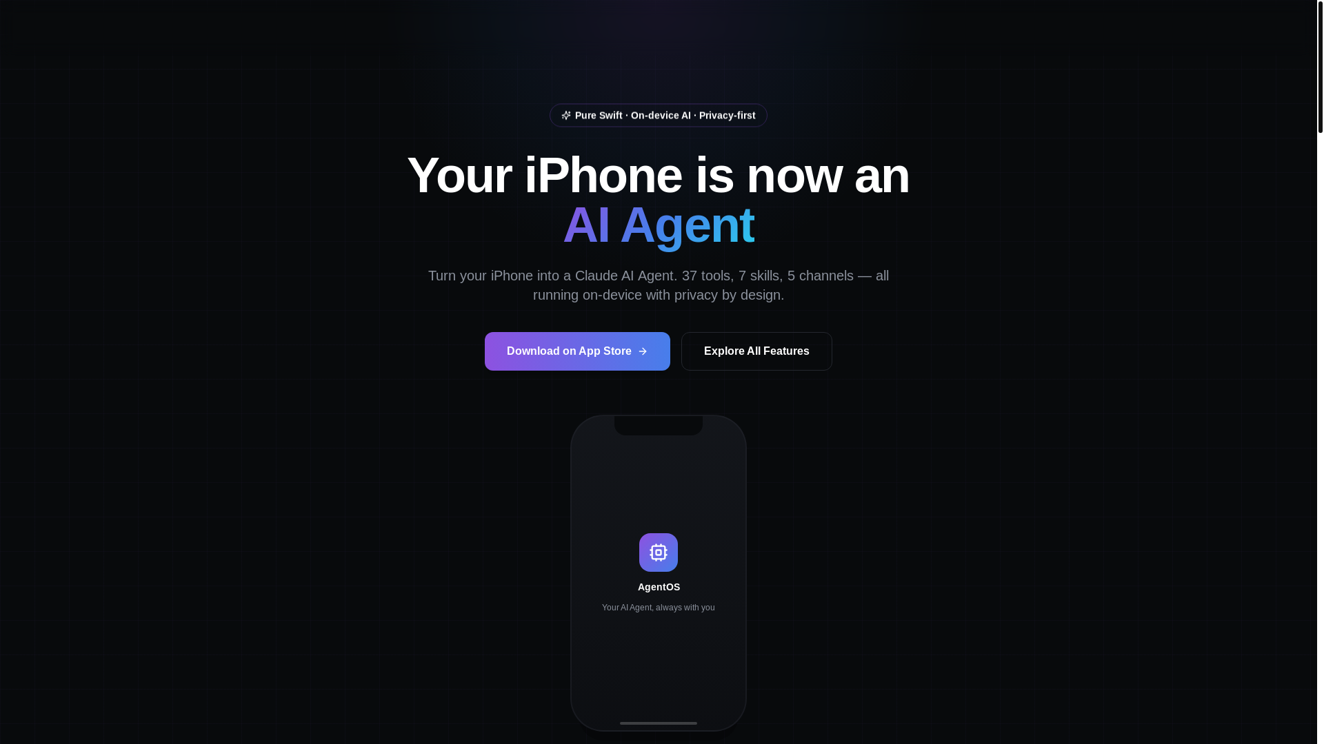 website screenshot of https://agent-lucas.pages.dev/