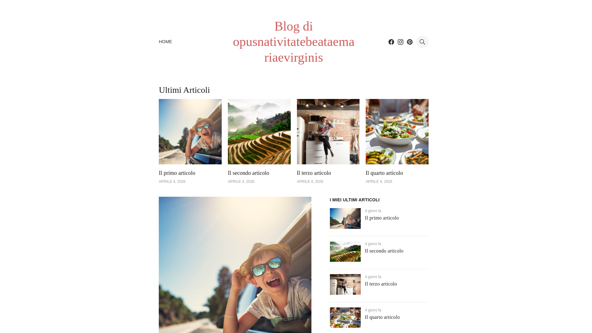 website screenshot of https://opusnativitatebeataemariaevirginis.net/