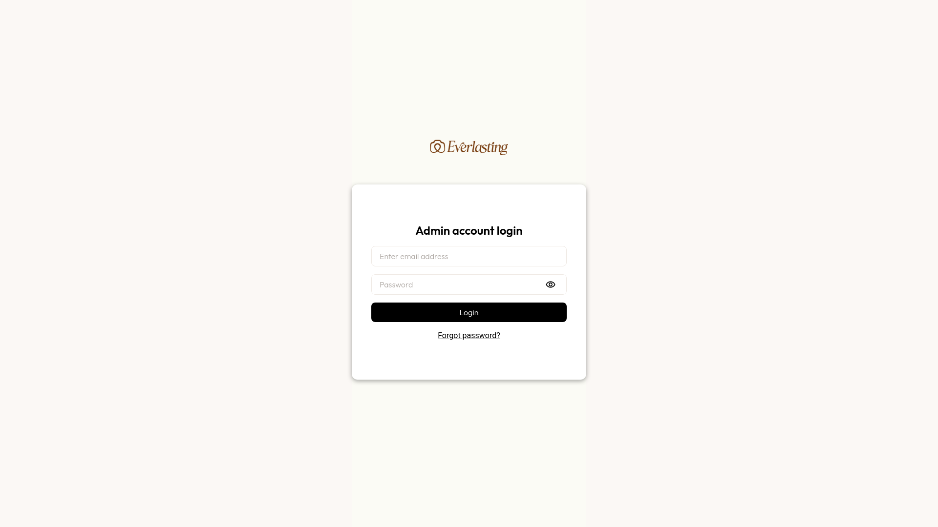 website screenshot of https://admin-everlasting-app-prod.pages.dev/