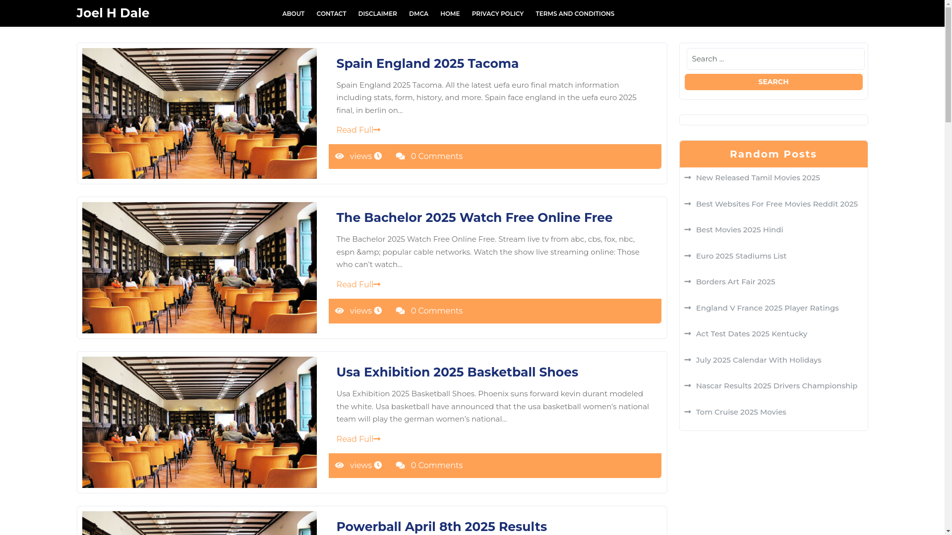 website screenshot of https://joelhdale.pages.dev/