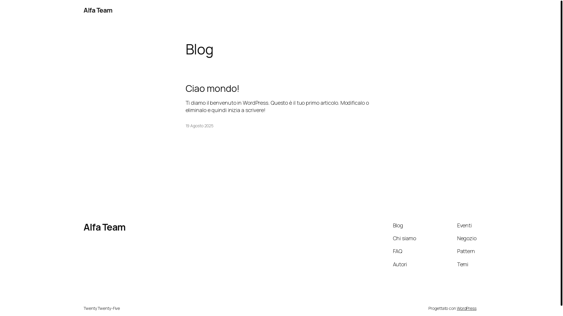 website screenshot of https://alfateamtriathlon.it/