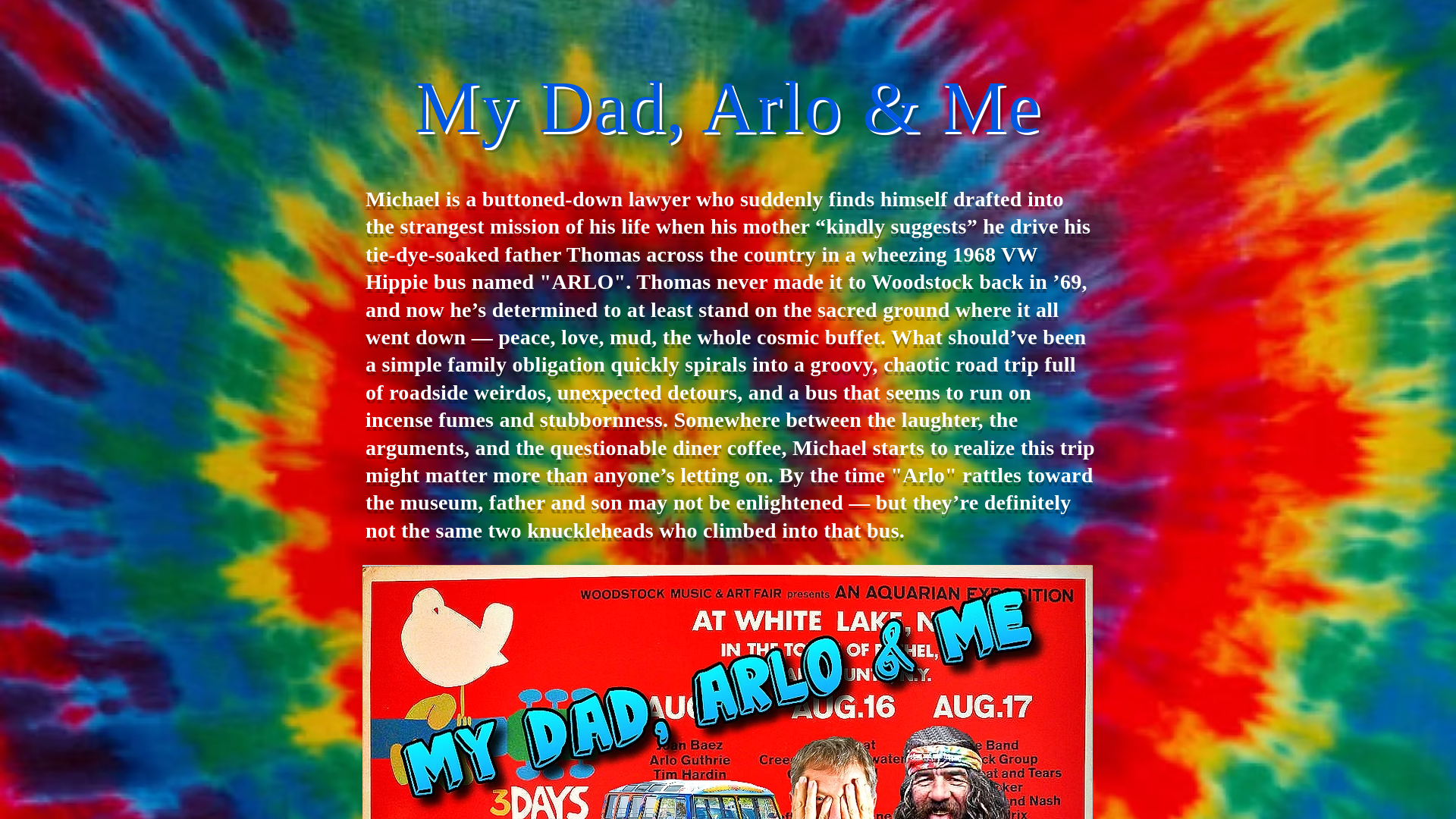 website screenshot of https://mydadarloandme.com/