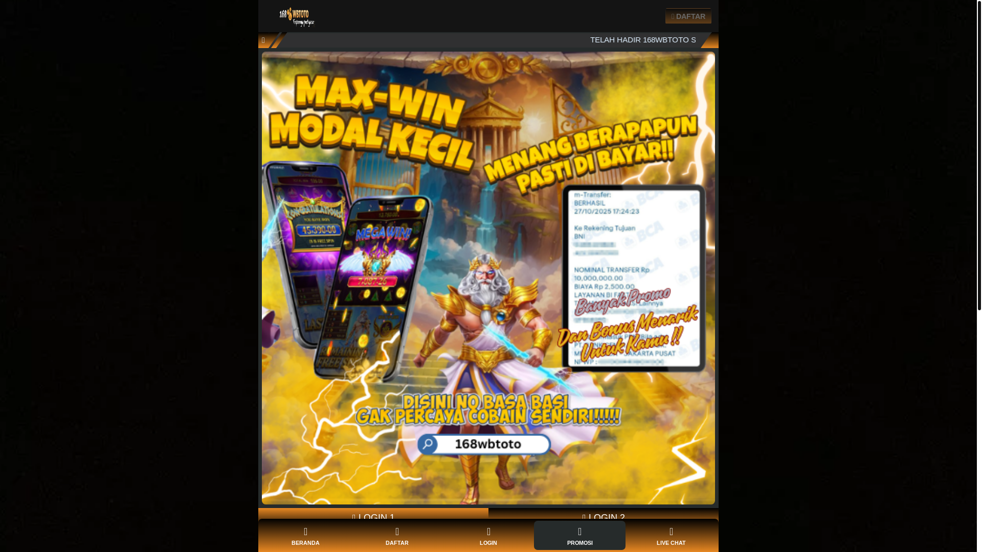 website screenshot of https://amempewb168-bersinarnekar.pages.dev/